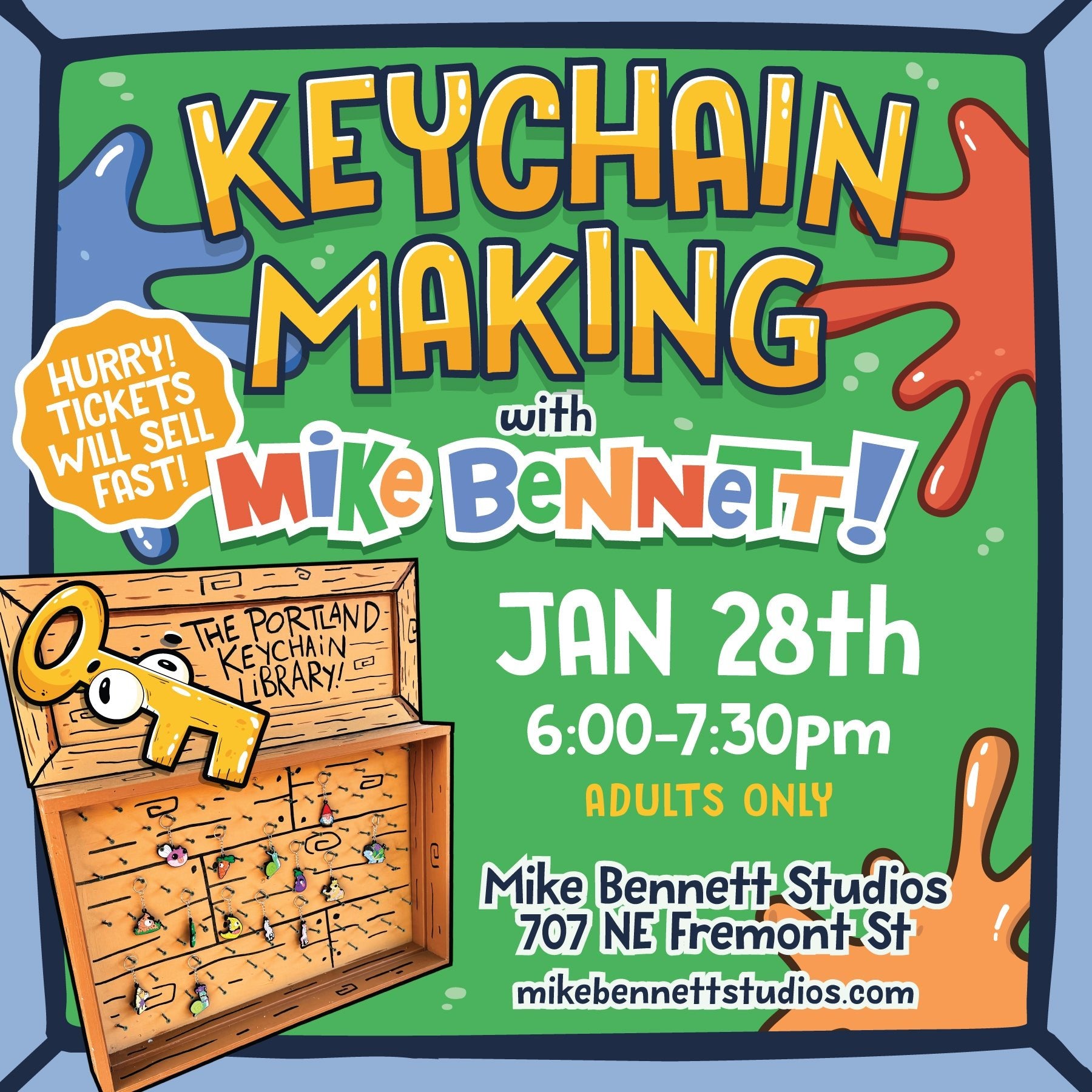 Keychain Making Class with Mike (Adults Only) — 1/28/26 - primary