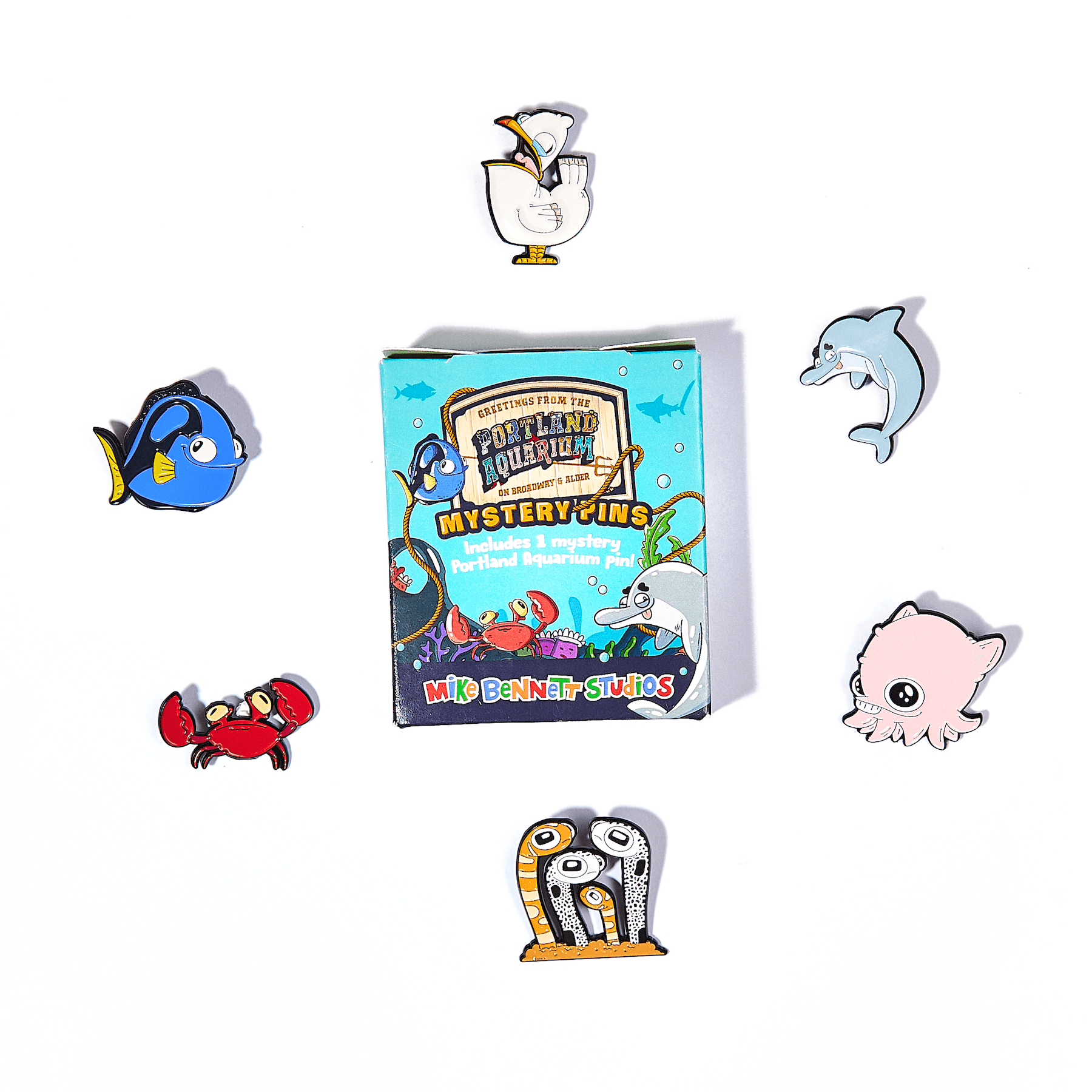 Aquarium Mystery Pin - primary