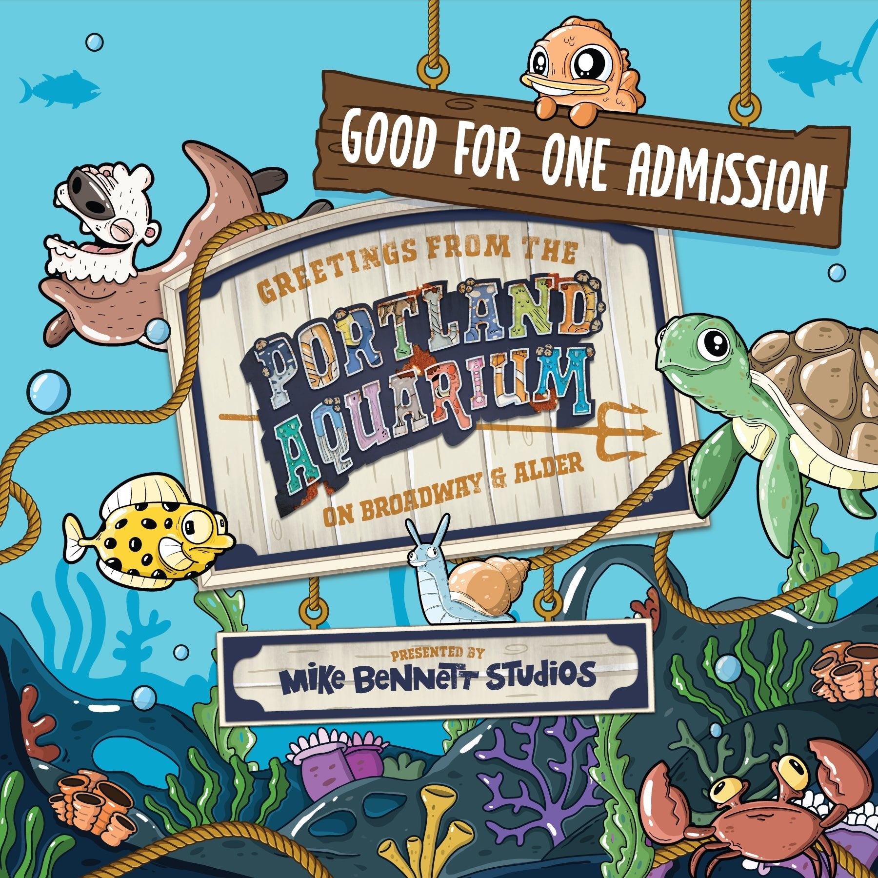 Portland Aquarium Digital Passes - Mike Bennett Studios