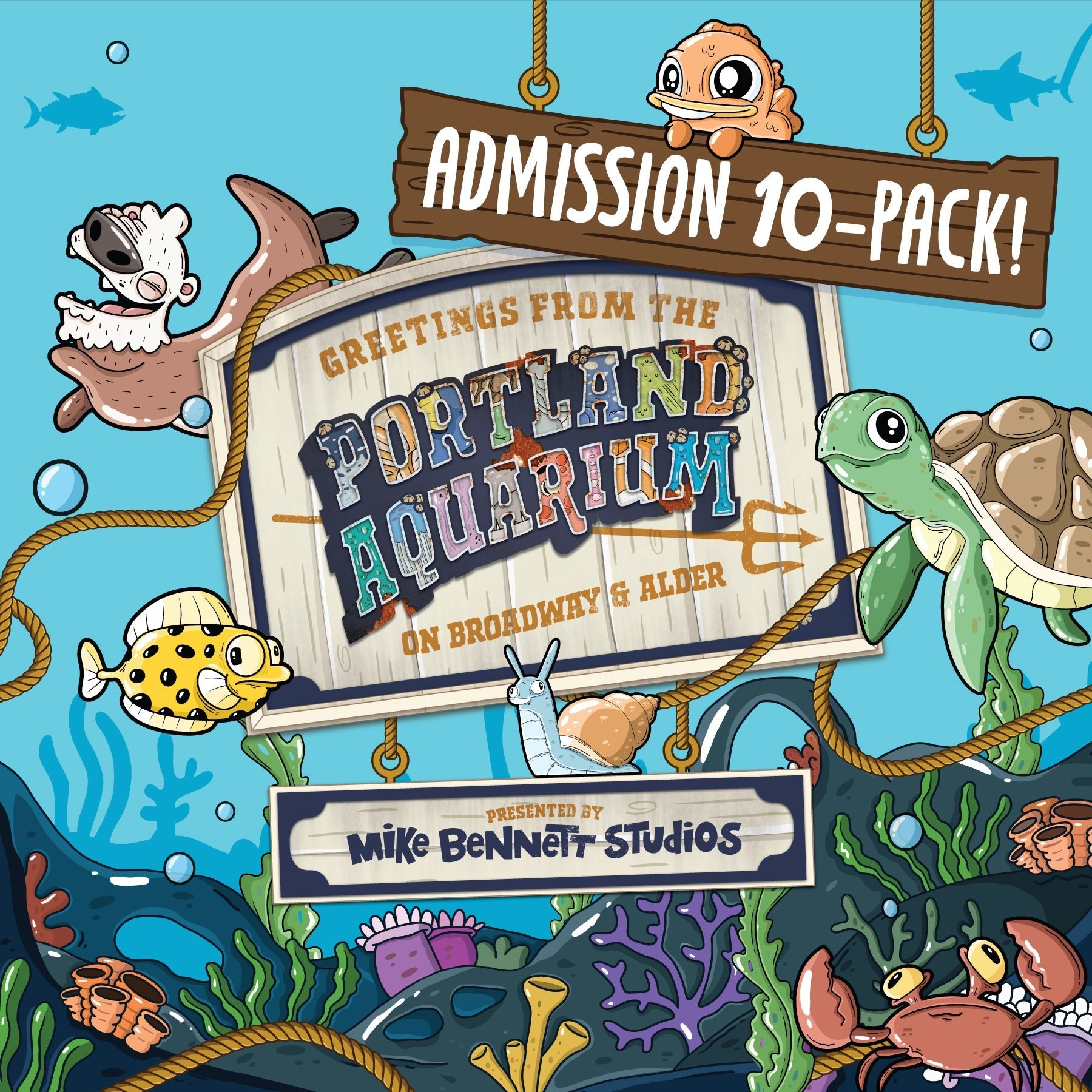 Portland Aquarium Digital Passes - Mike Bennett Studios