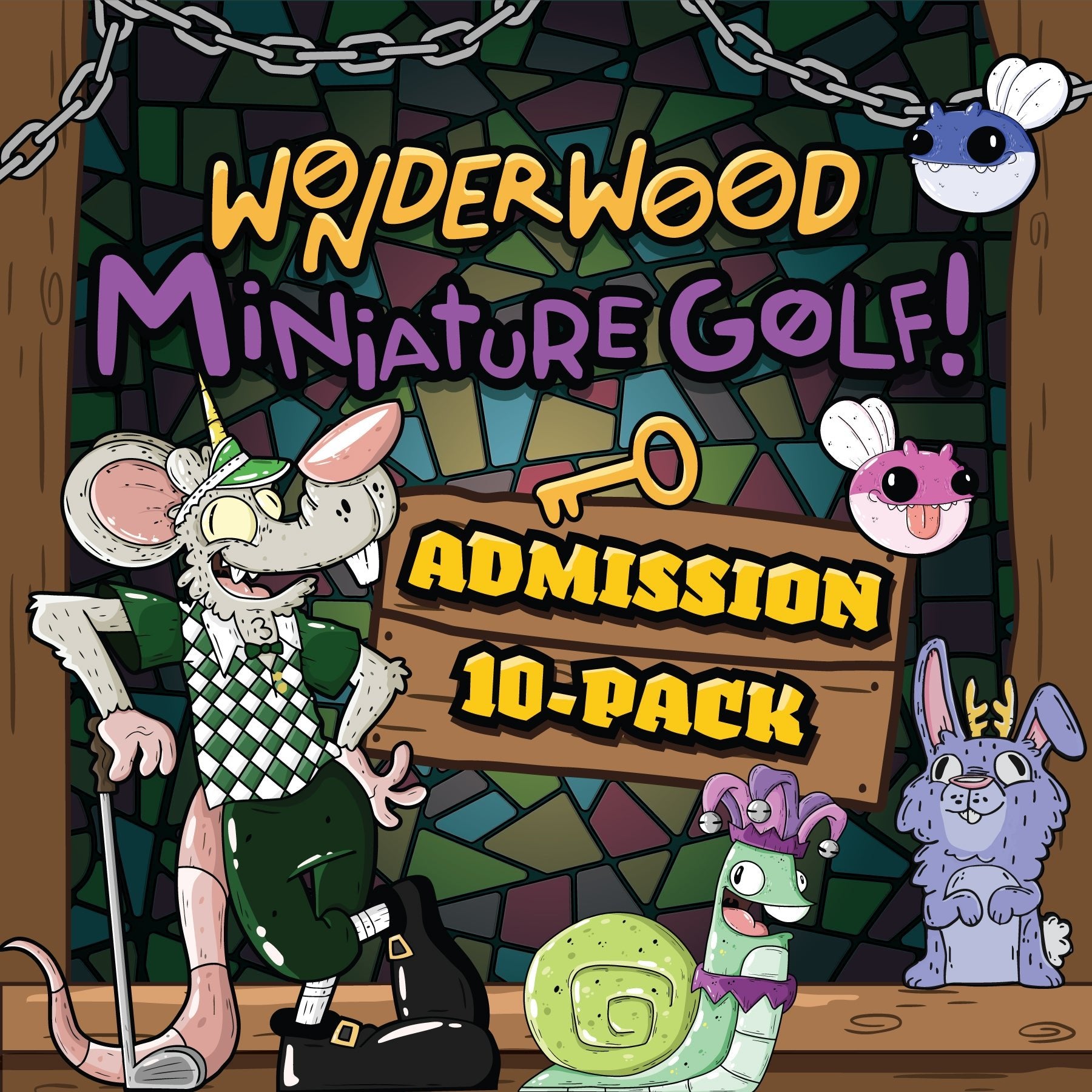Wonderwood Mini Golf Digital Passes - Mike Bennett Studios