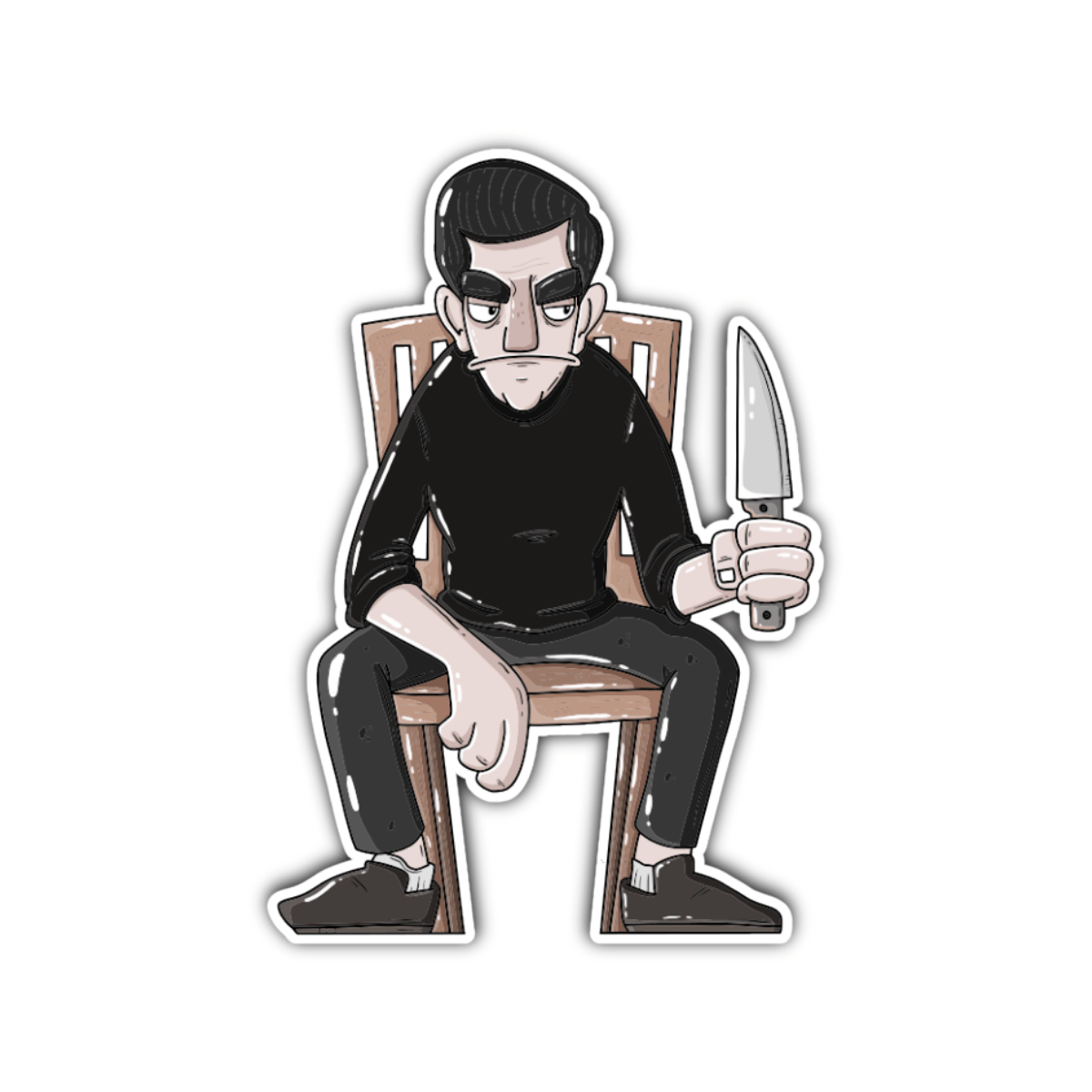 Dead Media Movie Monster Stickers