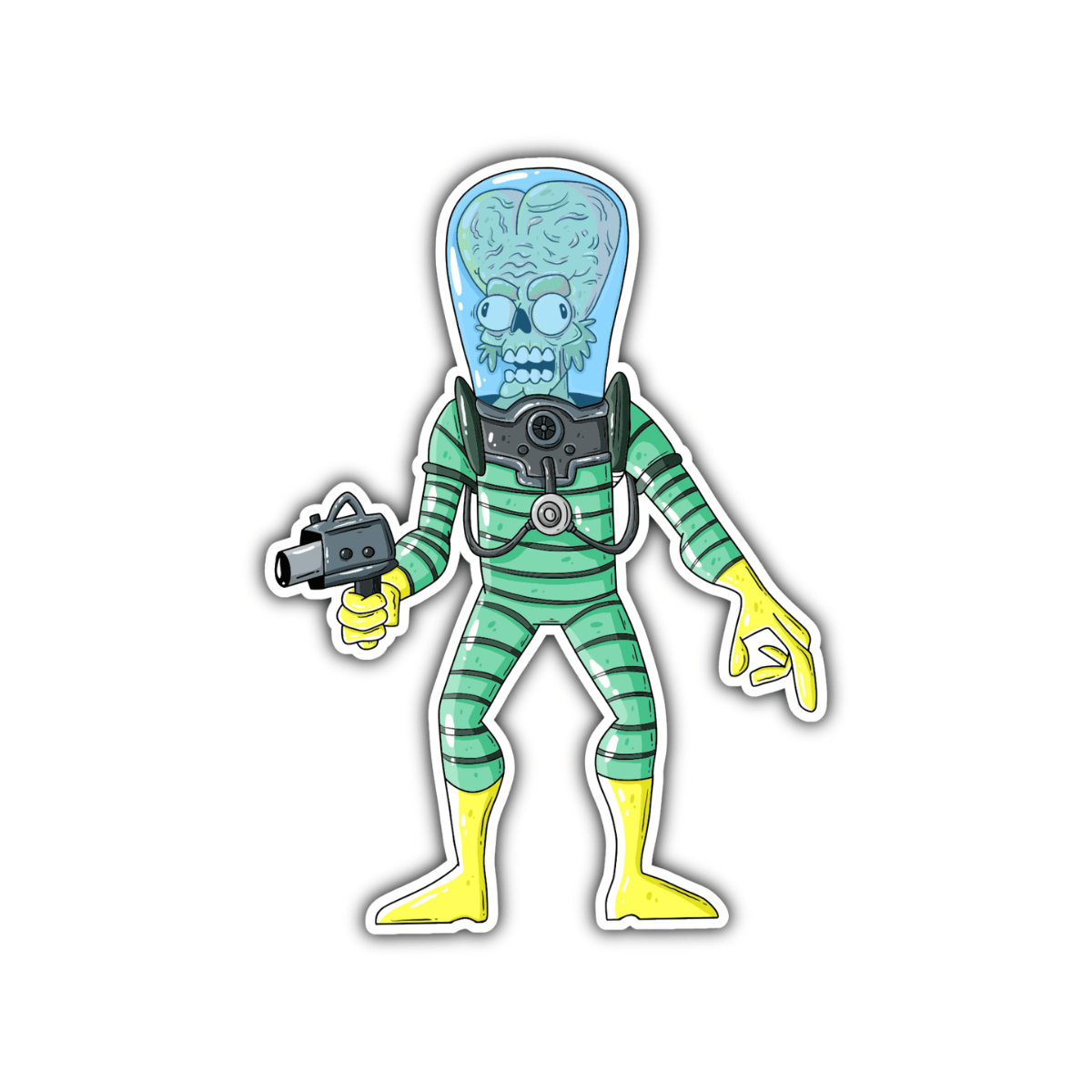 Dead Media Movie Monster Stickers