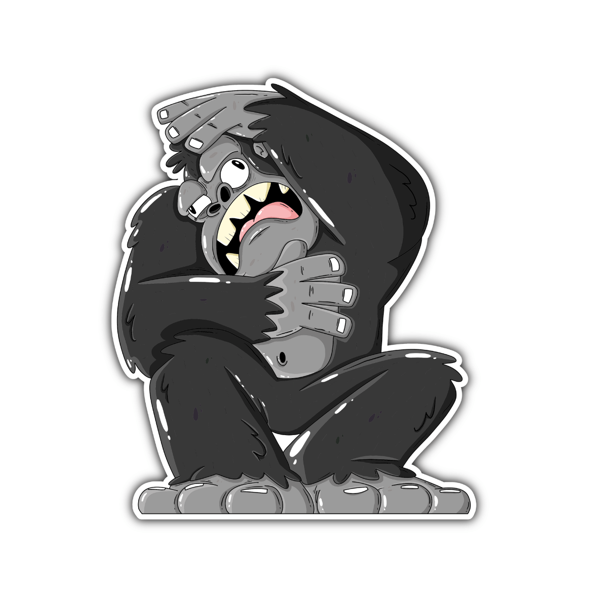 Dead Media Movie Monster Stickers