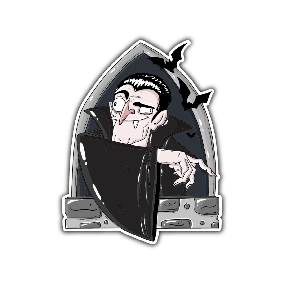 Dead Media Movie Monster Stickers