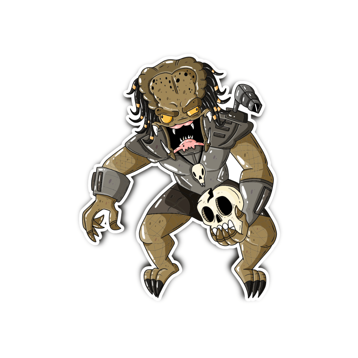 Dead Media Movie Monster Stickers