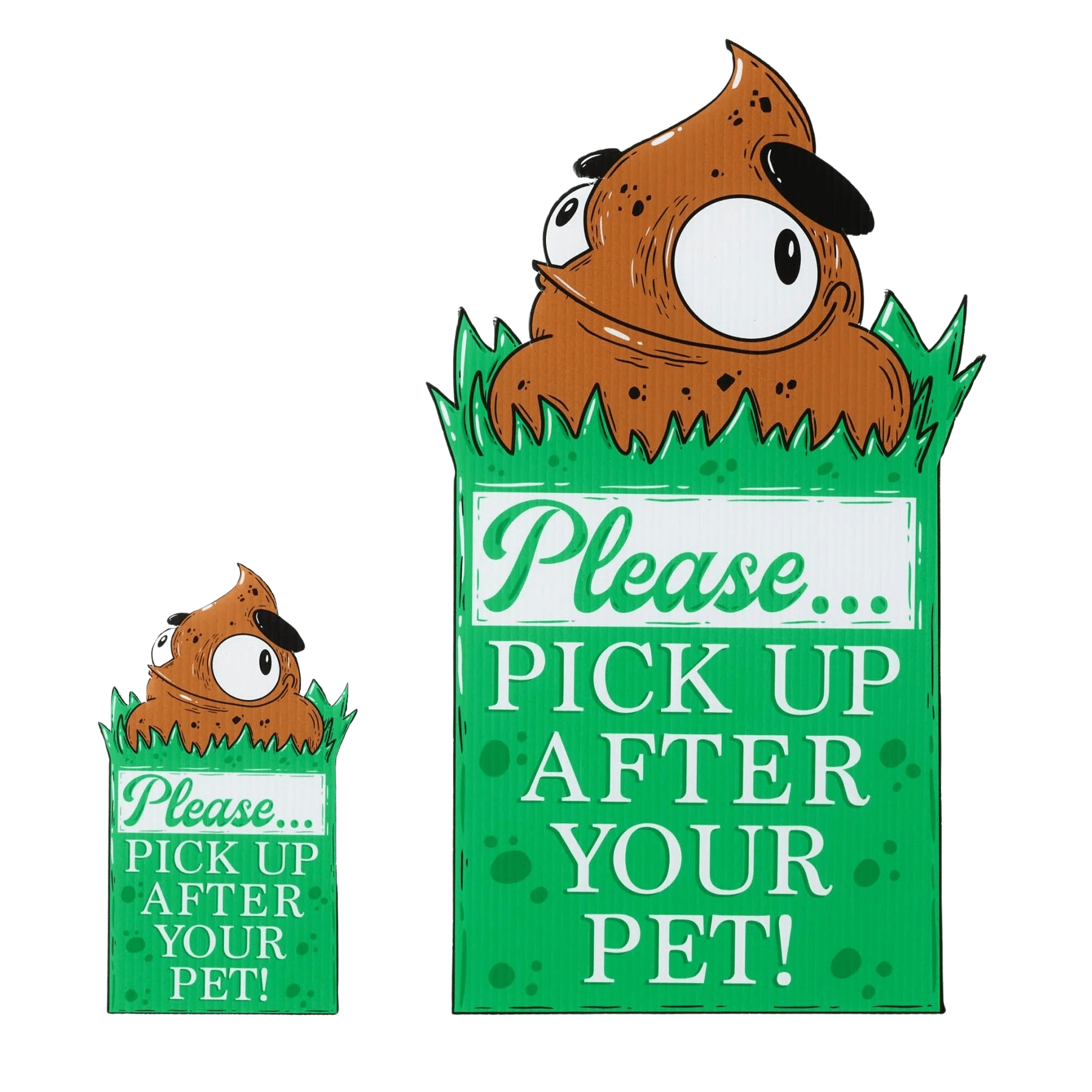 The Stranger "Pick Up After Your Pet" Yard Sign - Mike Bennett Studios