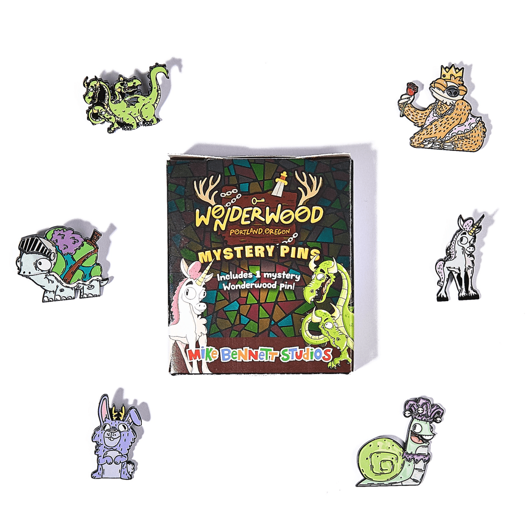 Wonderwood Mystery Enamel Pin - primary