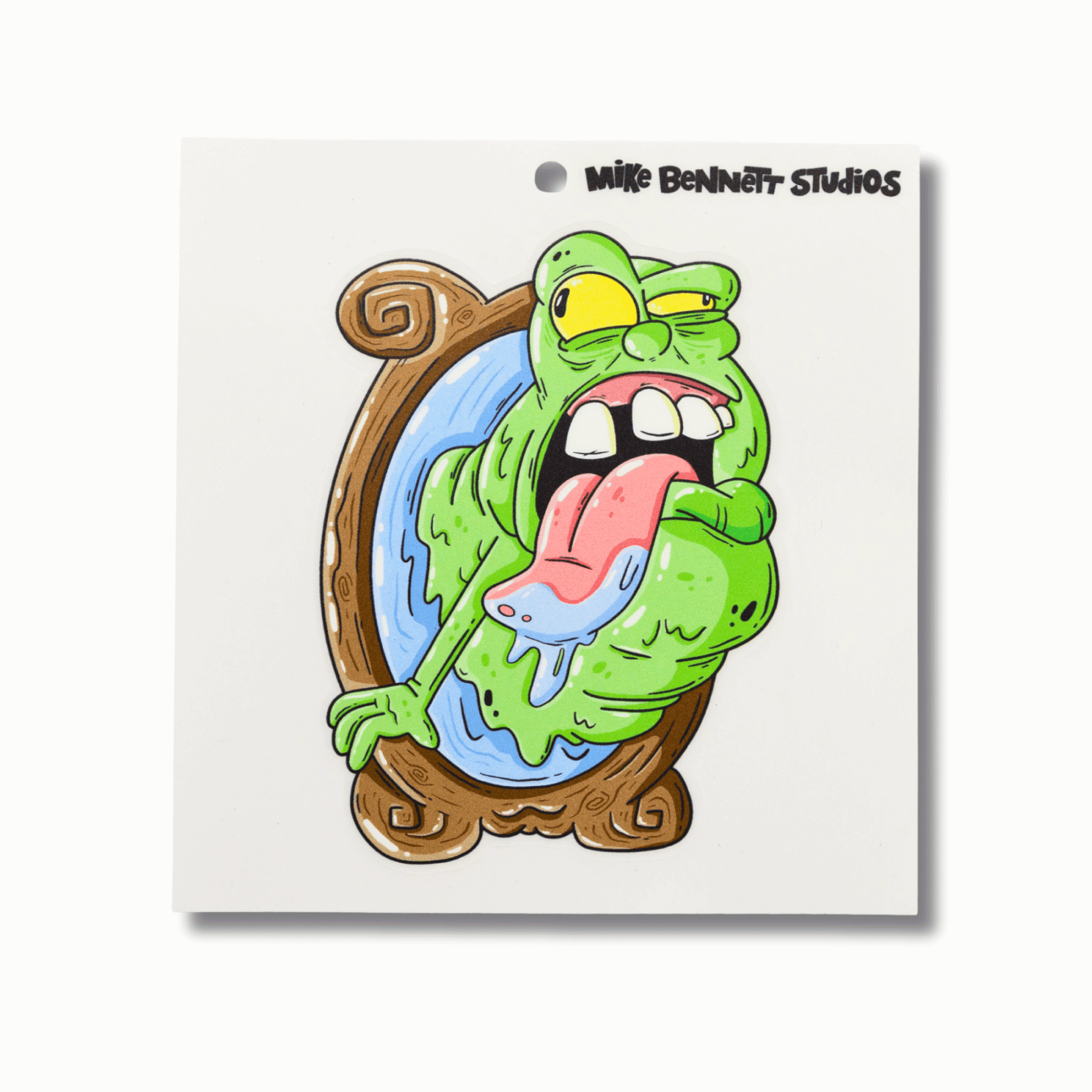Letter S - Dead Media Monster Window Cling - Mike Bennett Studios