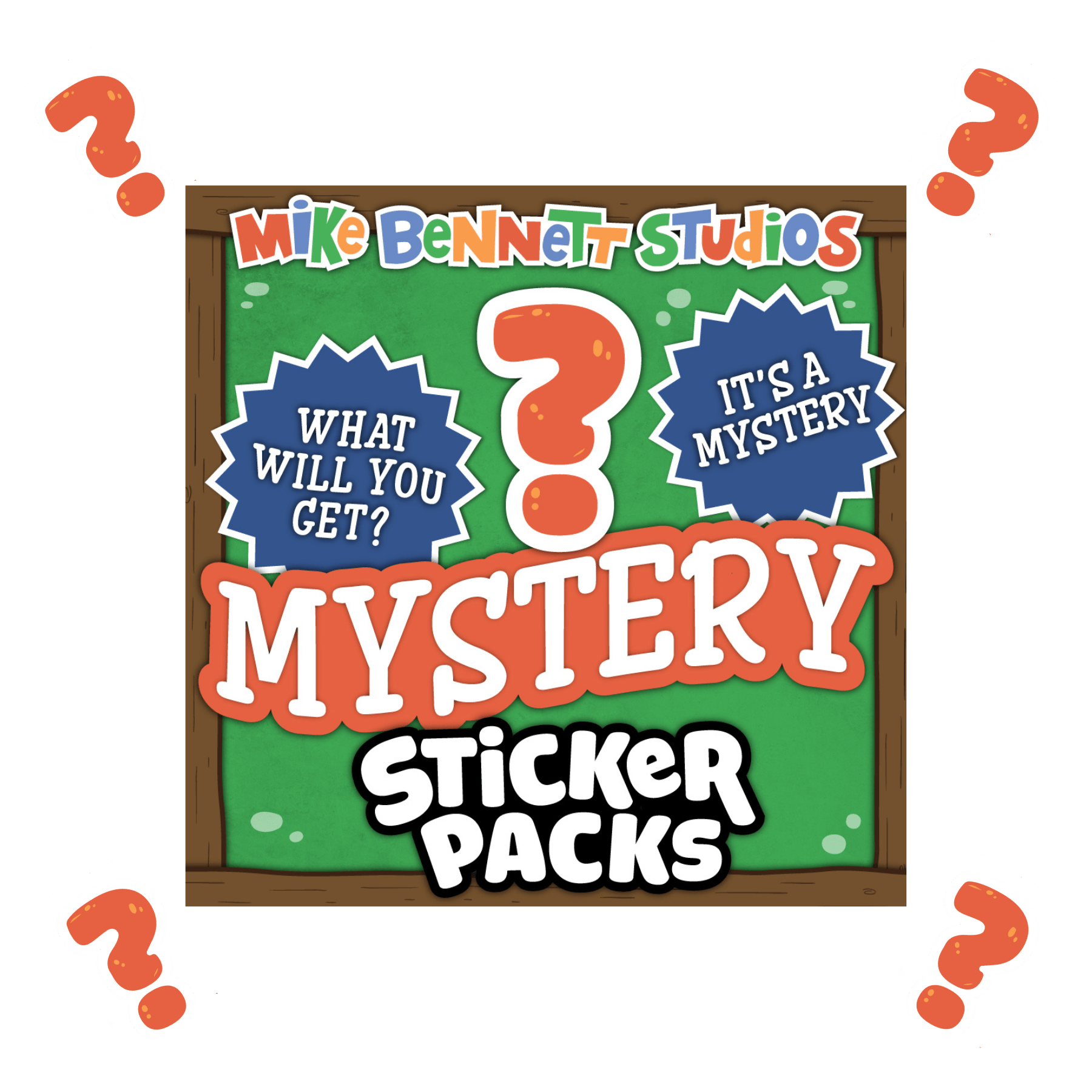 Mike Bennett Studios Mystery Sticker Pack - primary