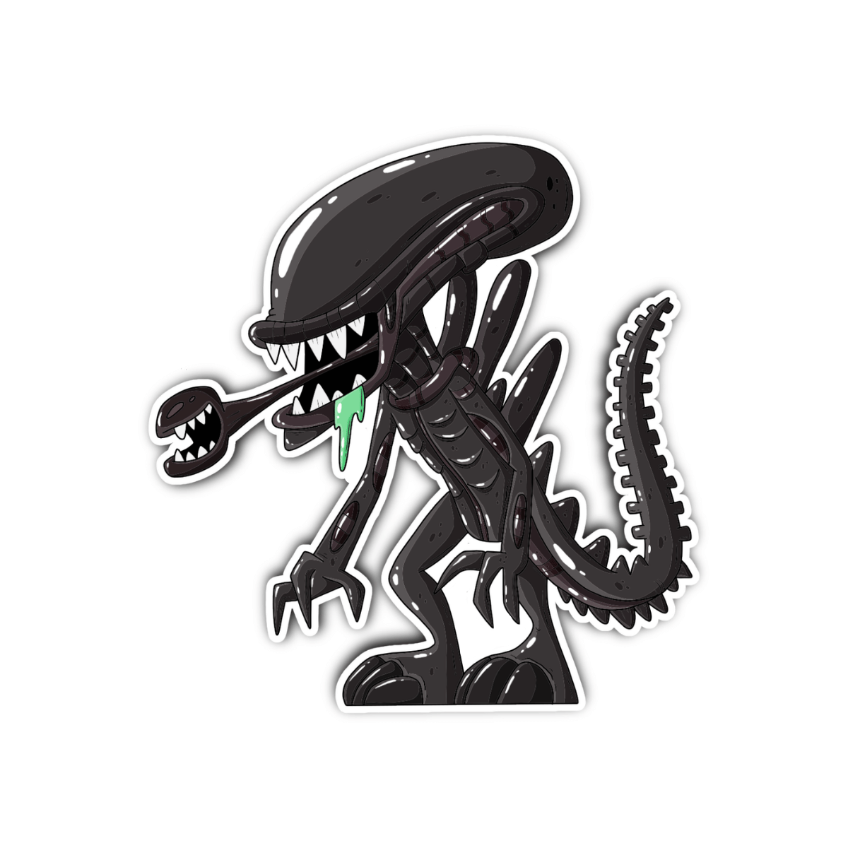 Dead Media Movie Monster Stickers
