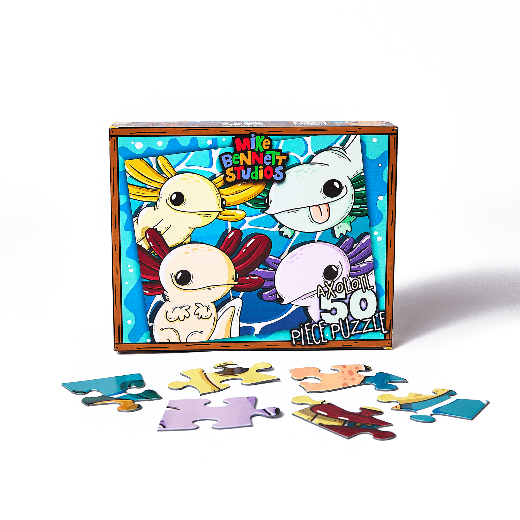 Axolotl Puzzle - Mike Bennett Studios