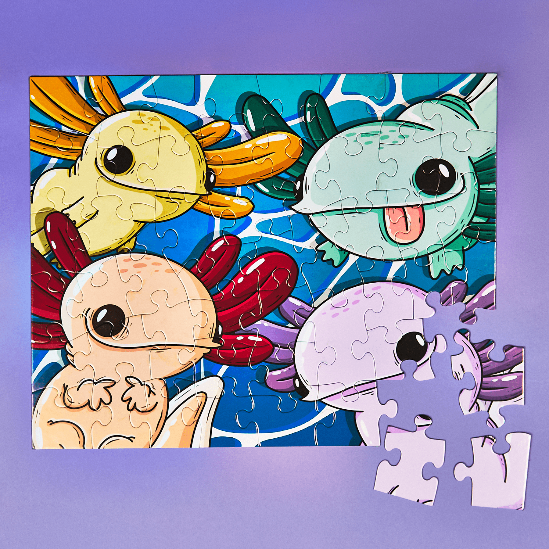 Axolotl Puzzle - alternate