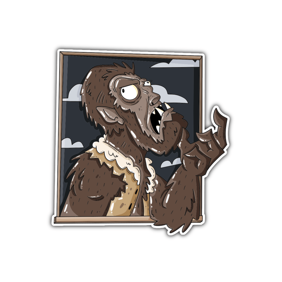 Dead Media Movie Monster Stickers