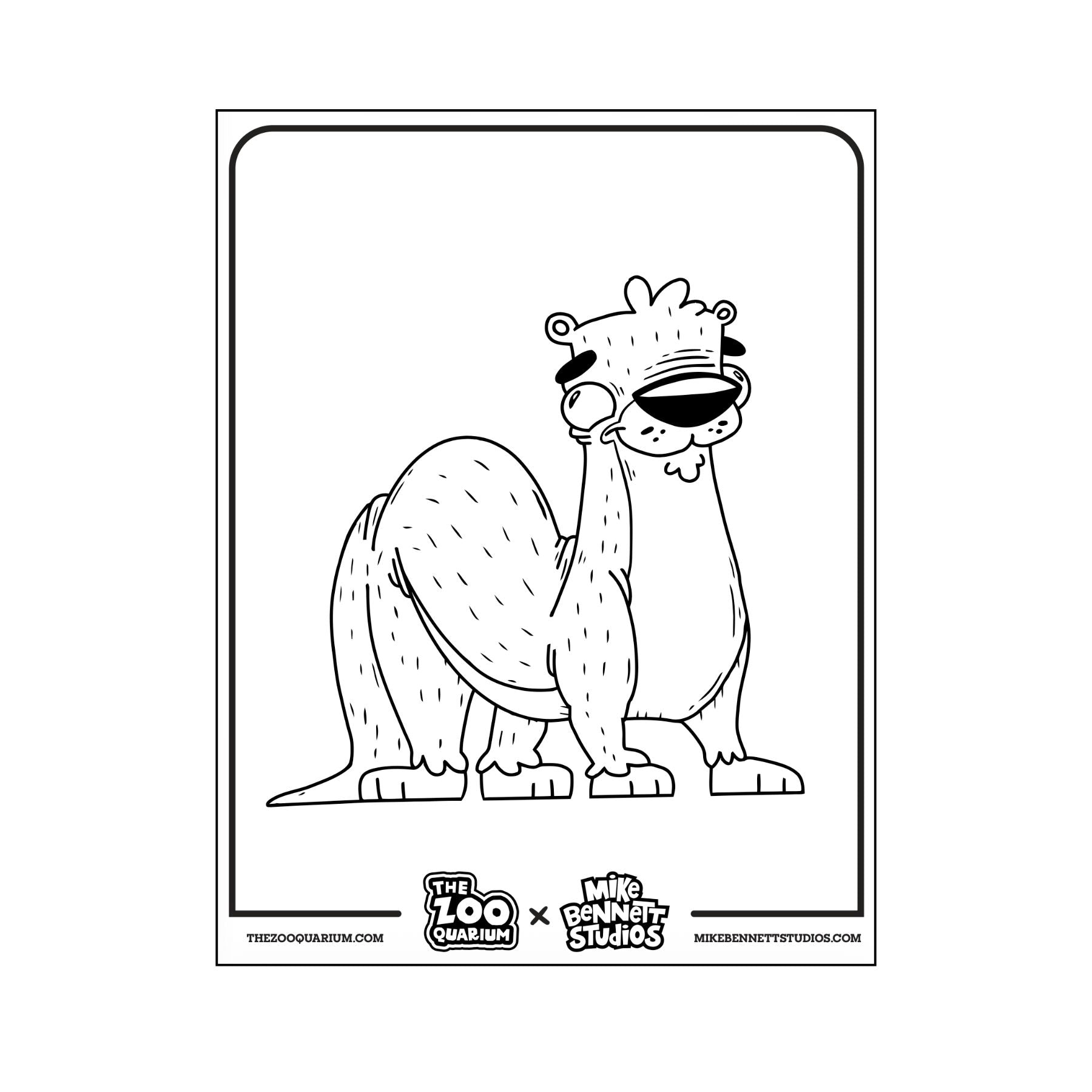 FREE PNW Animals Scavenger Hunt Coloring Sheets