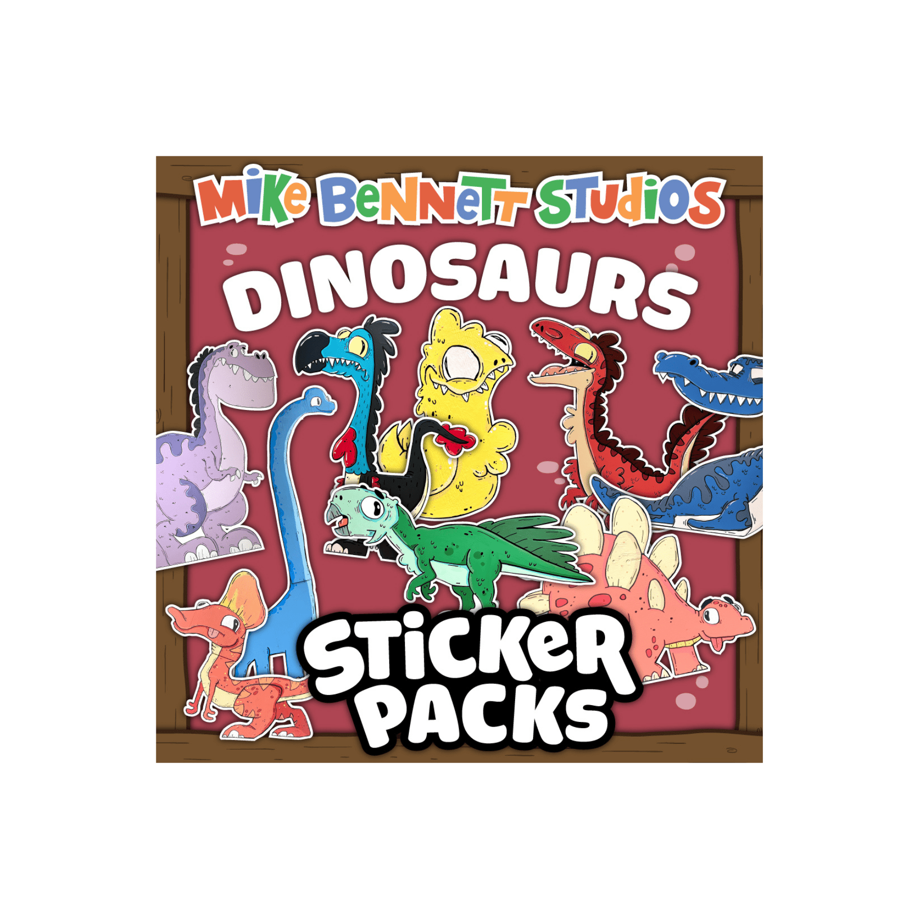 Dinosaur Mystery Sticker Pack - alternate