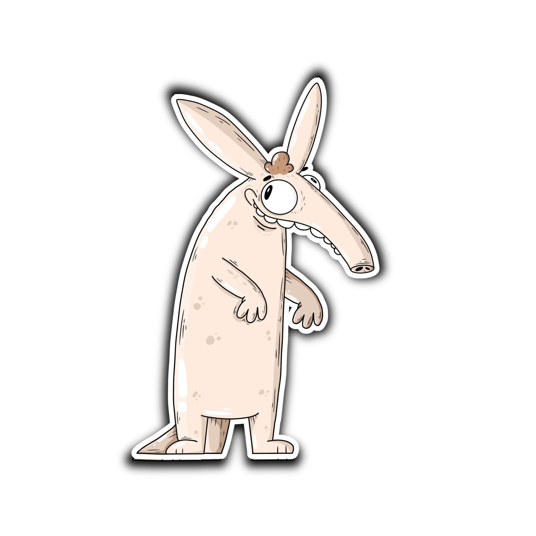 Aardvark Sticker - Mike Bennett Studios