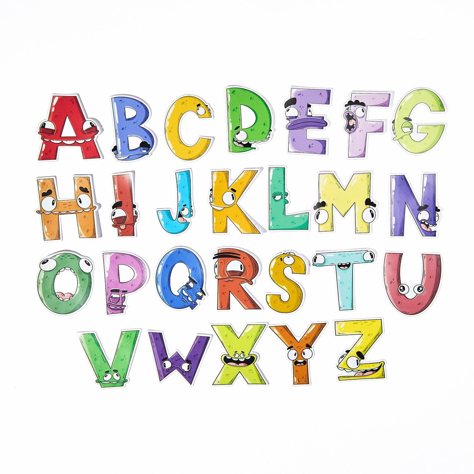 Alphabet Sticker Pack - primary