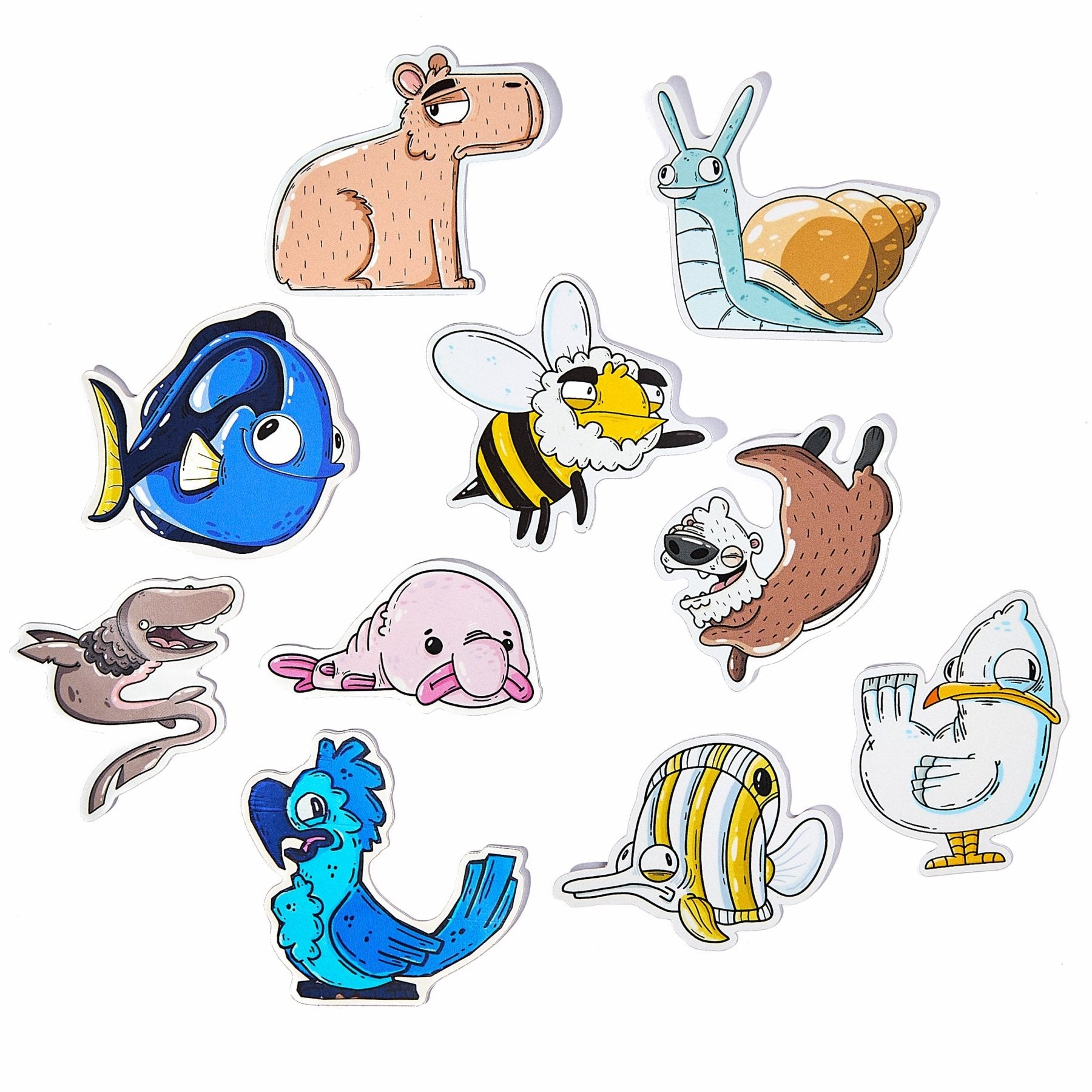 Animal Mystery Sticker Pack - Mike Bennett Studios