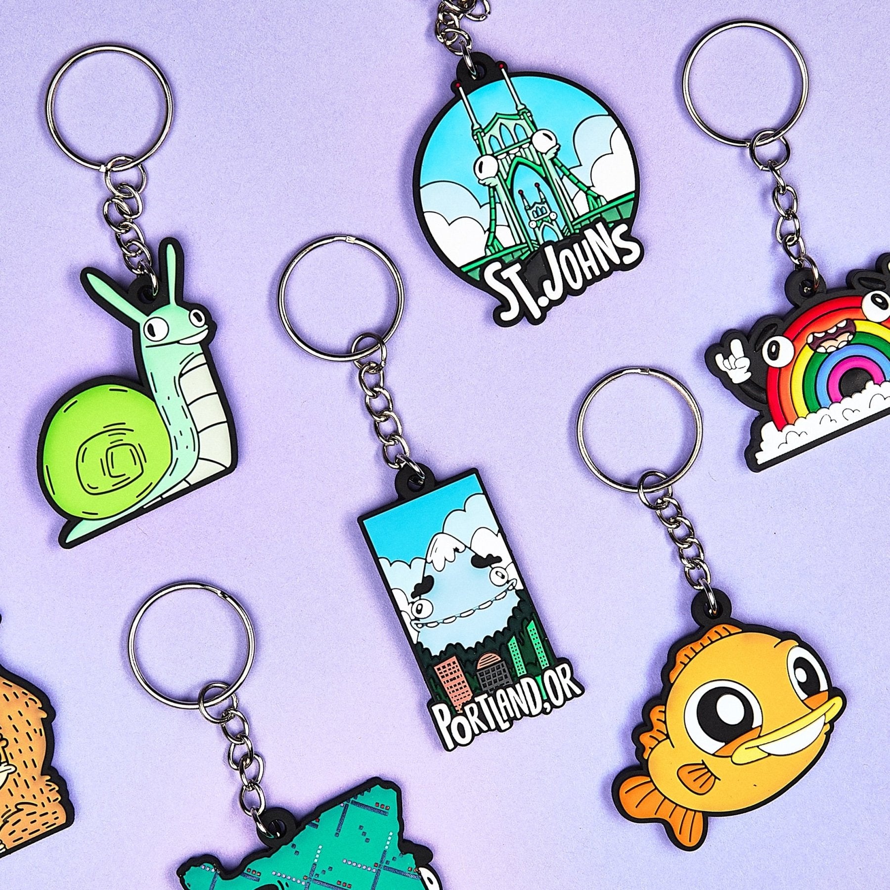 Sonny the Snail Keychain - Mike Bennett Studios