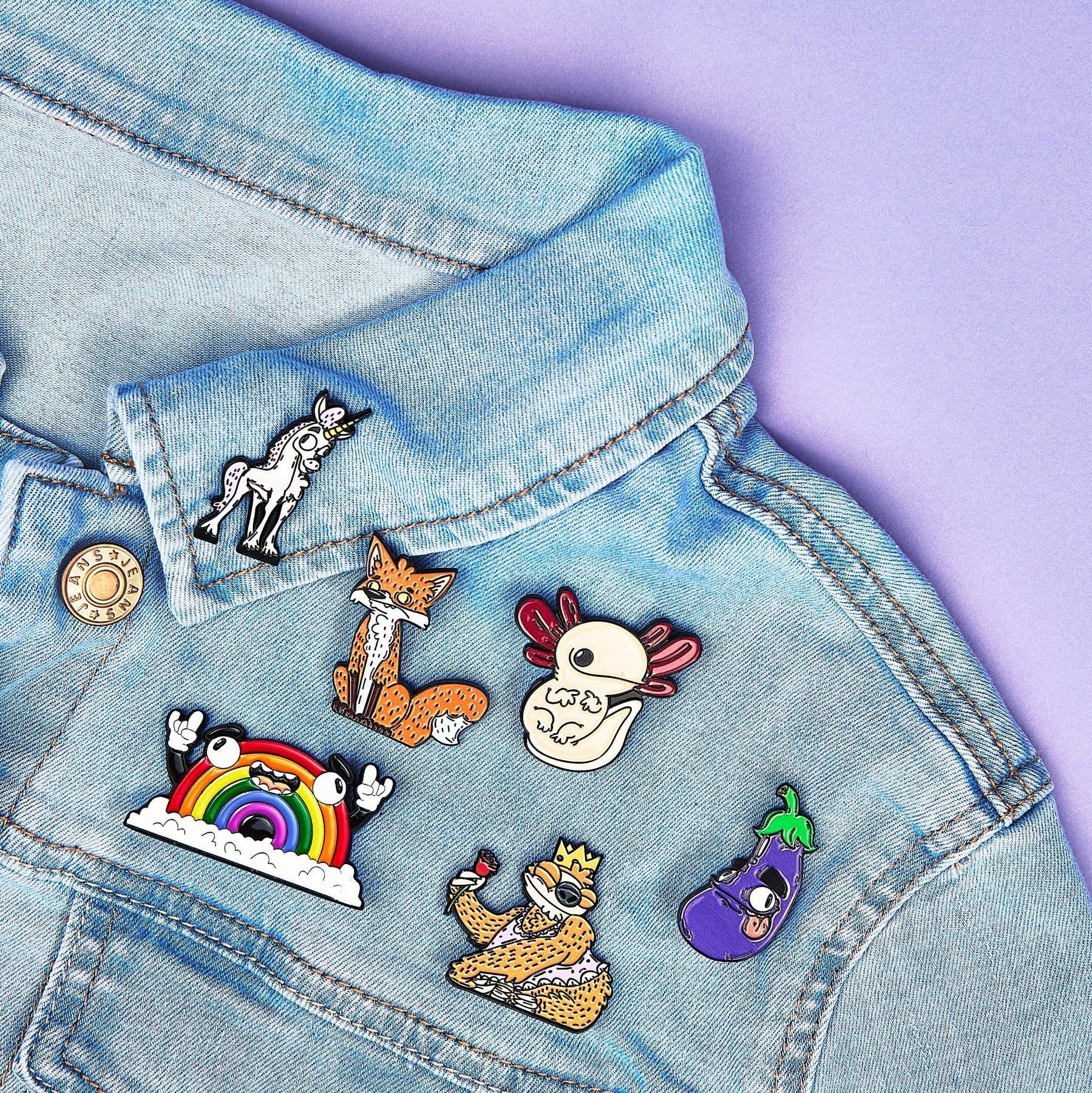 Axolotl Enamel Pin - alternate