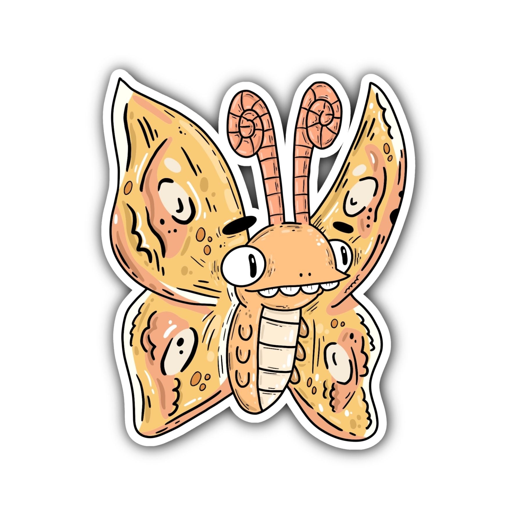 Atlas Moth Sticker - Mike Bennett Studios
