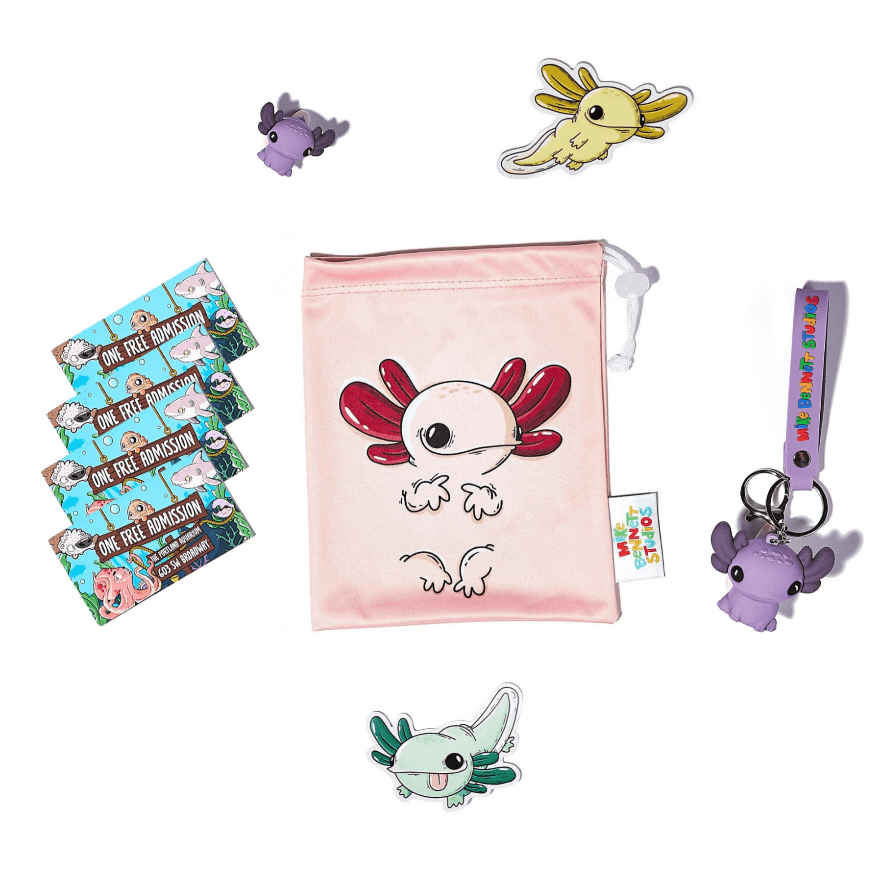 Axolotl Mystery Gift Bag with Aquarium Passes - primary