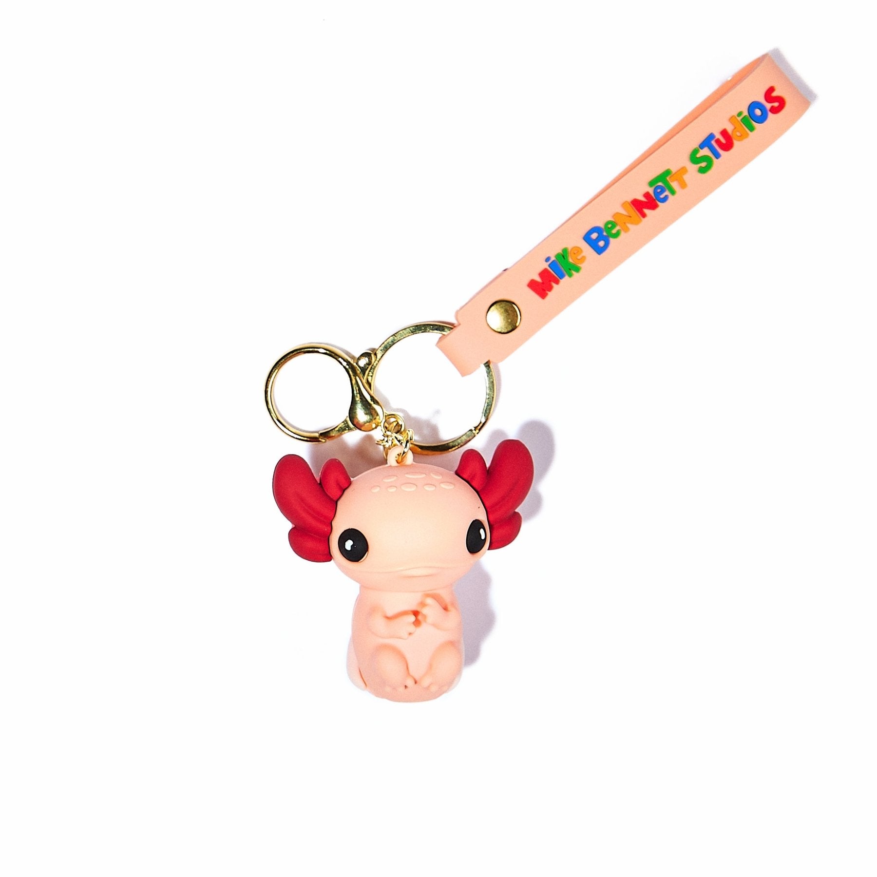 Axolotl Pink 3D Keychain - primary