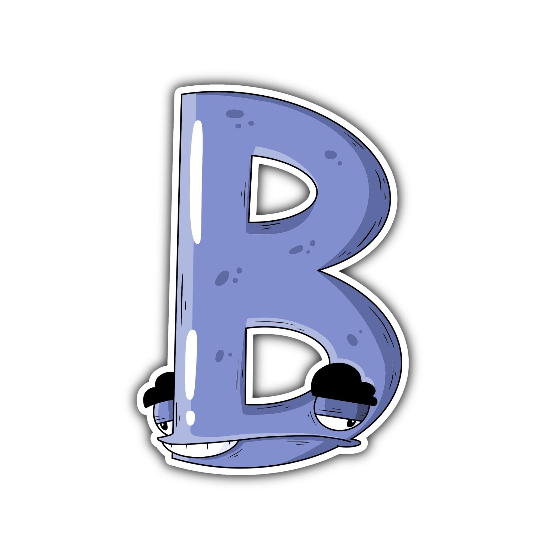 B Letter Sticker - Mike Bennett Studios