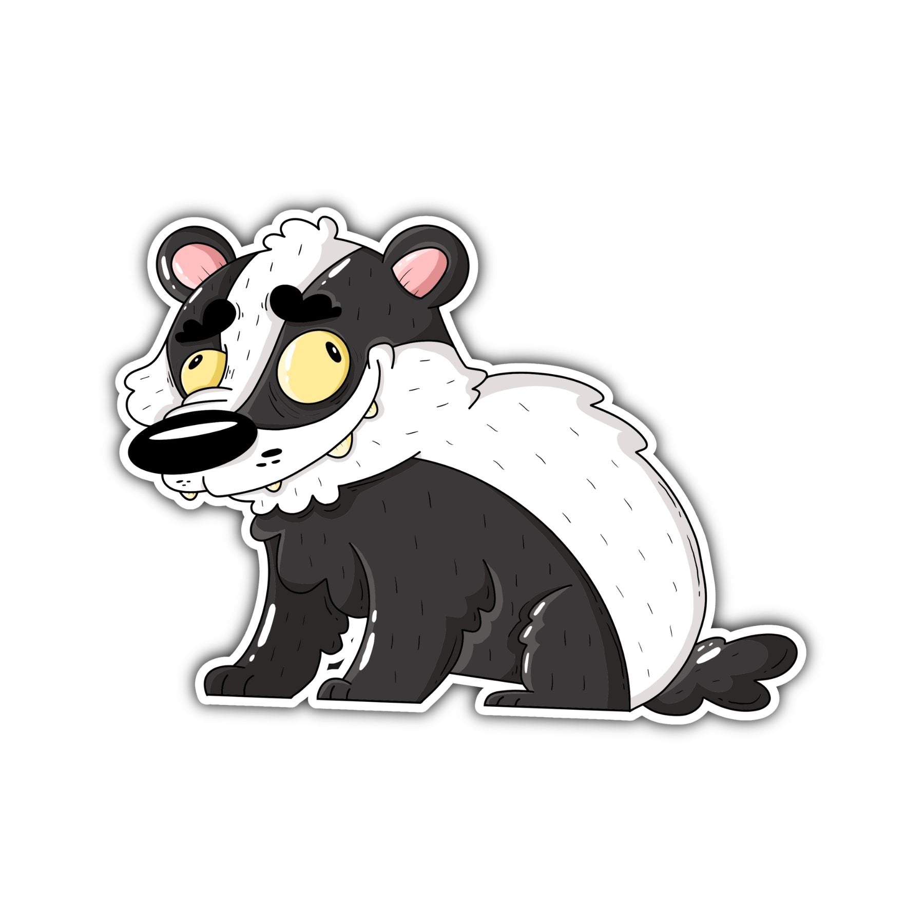 Badger Sticker - Mike Bennett Studios