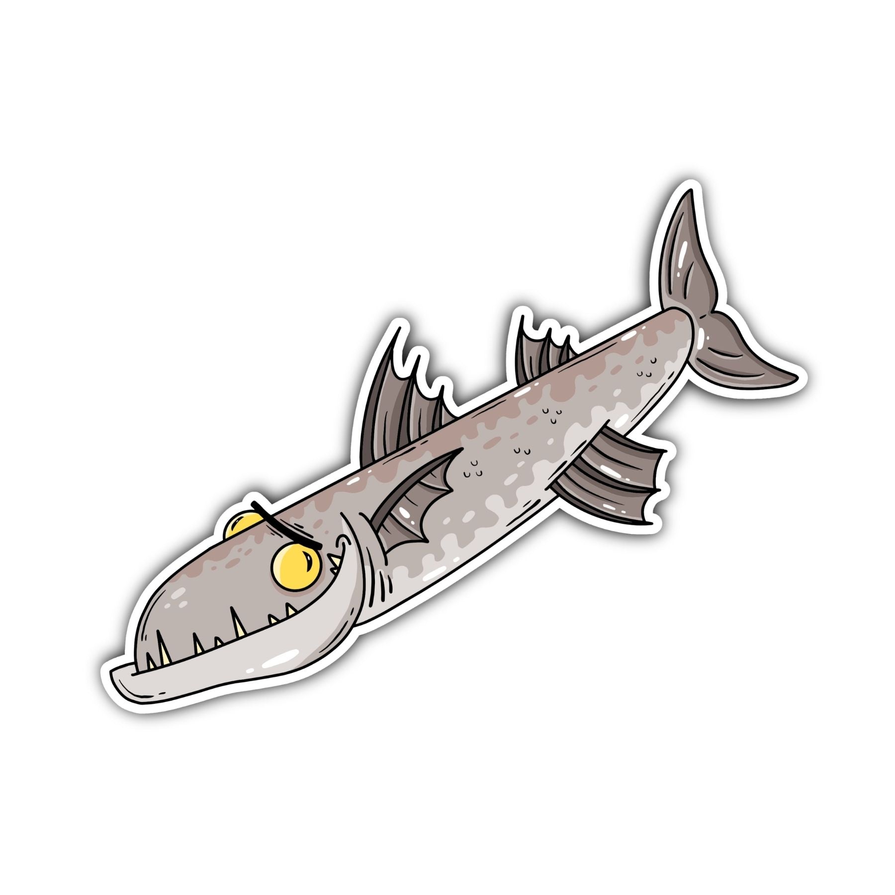 Barracuda Sticker - Mike Bennett Studios