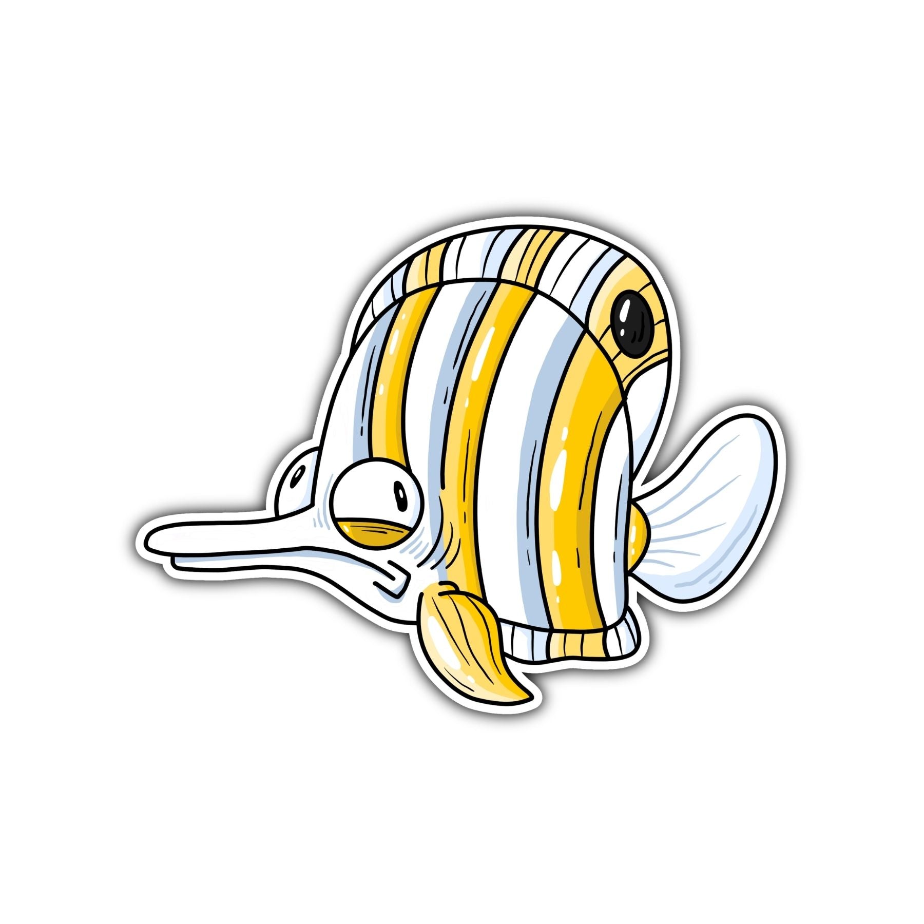 Beaked Coralfish Sticker - Mike Bennett Studios