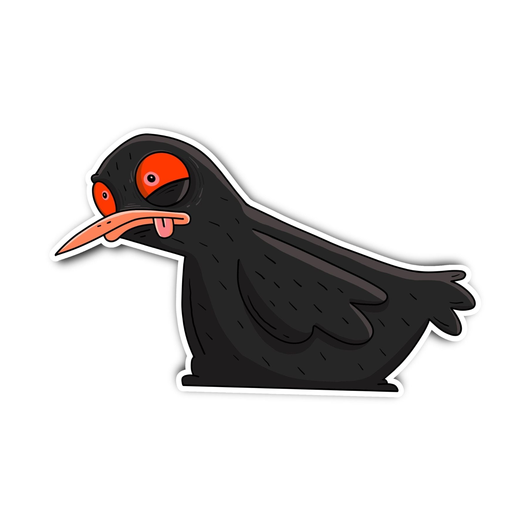 Black Oystercatcher III Sticker - Mike Bennett Studios