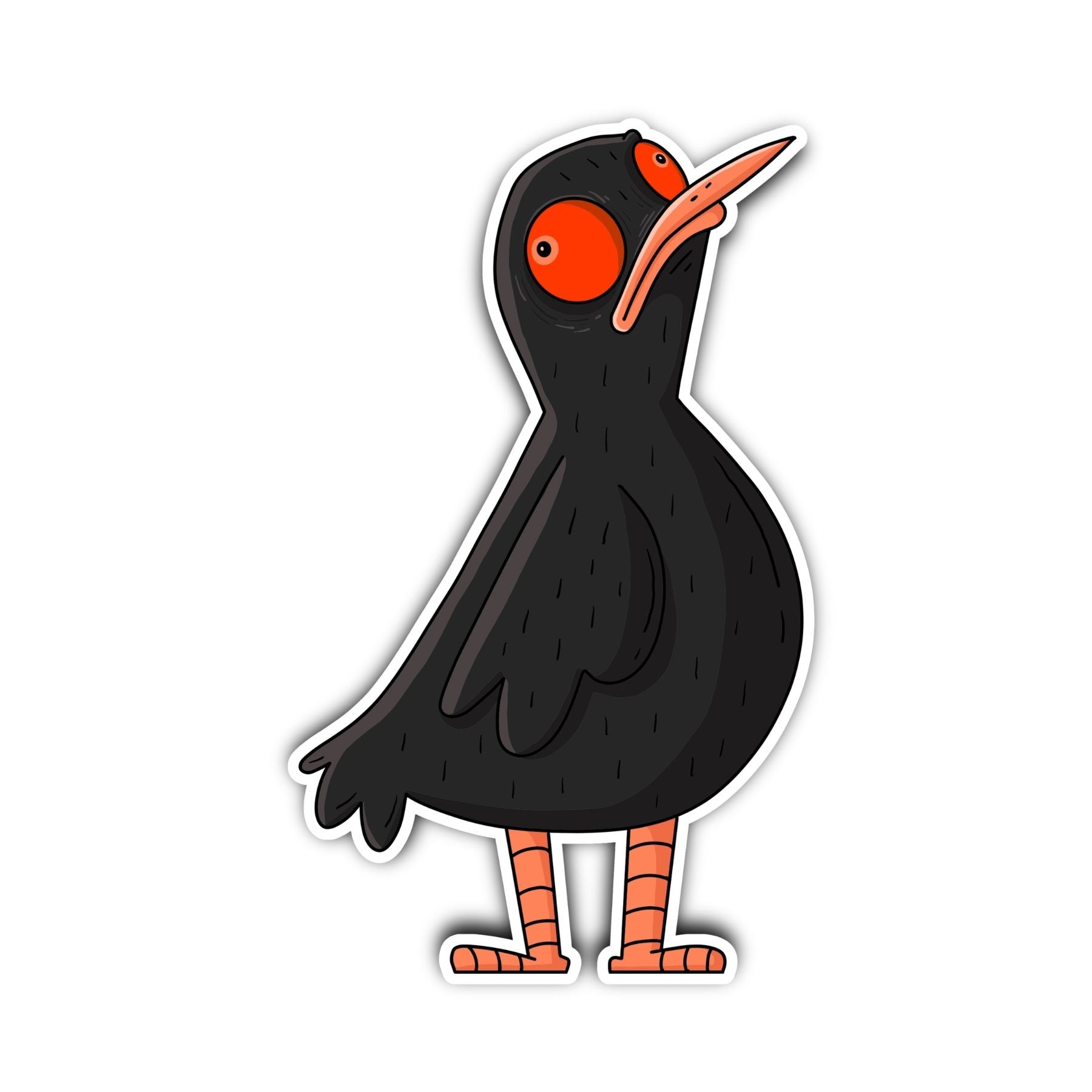 Black Oystercatcher I Sticker - Mike Bennett Studios