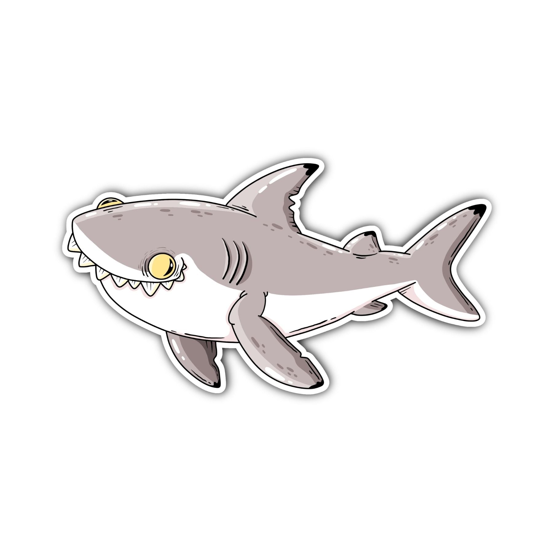Blacktip Reef Shark Sticker - Mike Bennett Studios