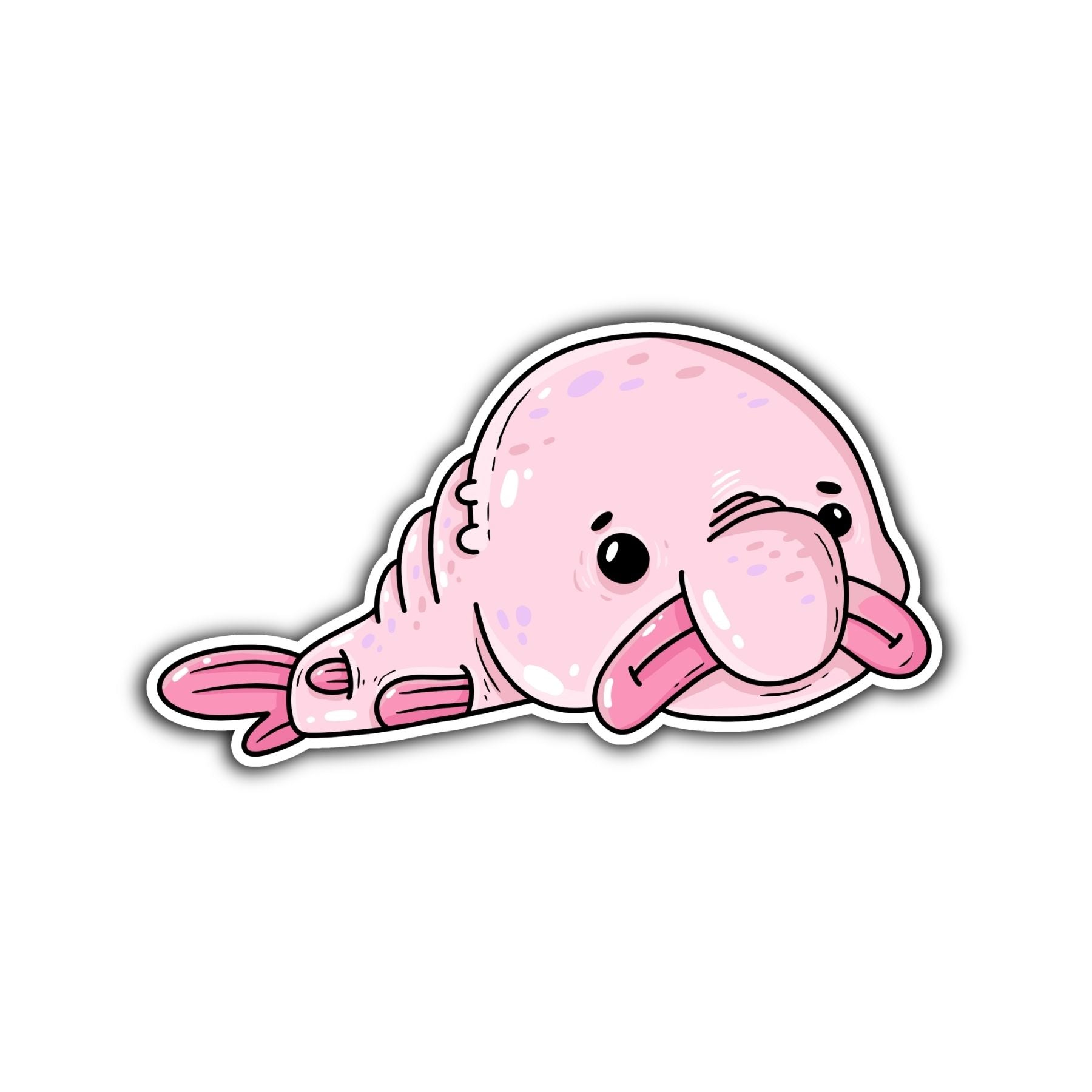Blobfish Sticker - Mike Bennett Studios