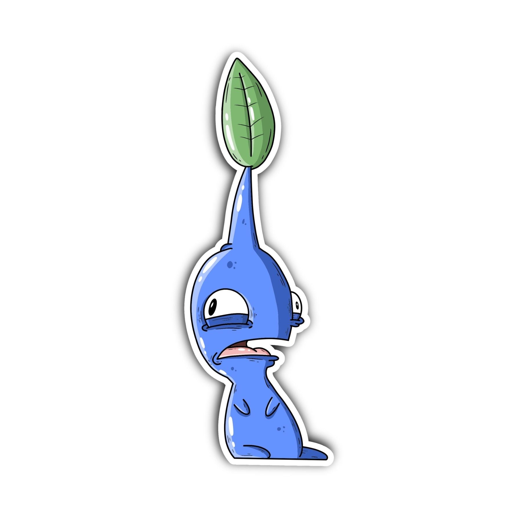 Blue Pikmin Sticker - Mike Bennett Studios