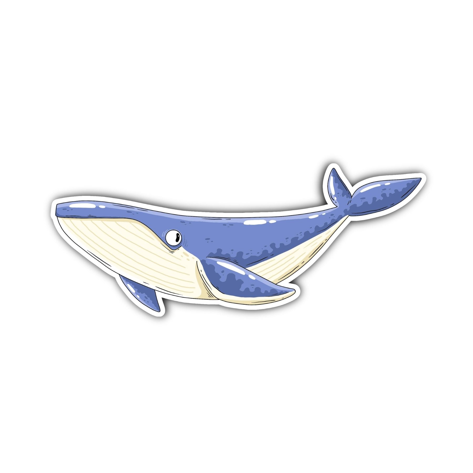 Blue Whale Sticker - Mike Bennett Studios