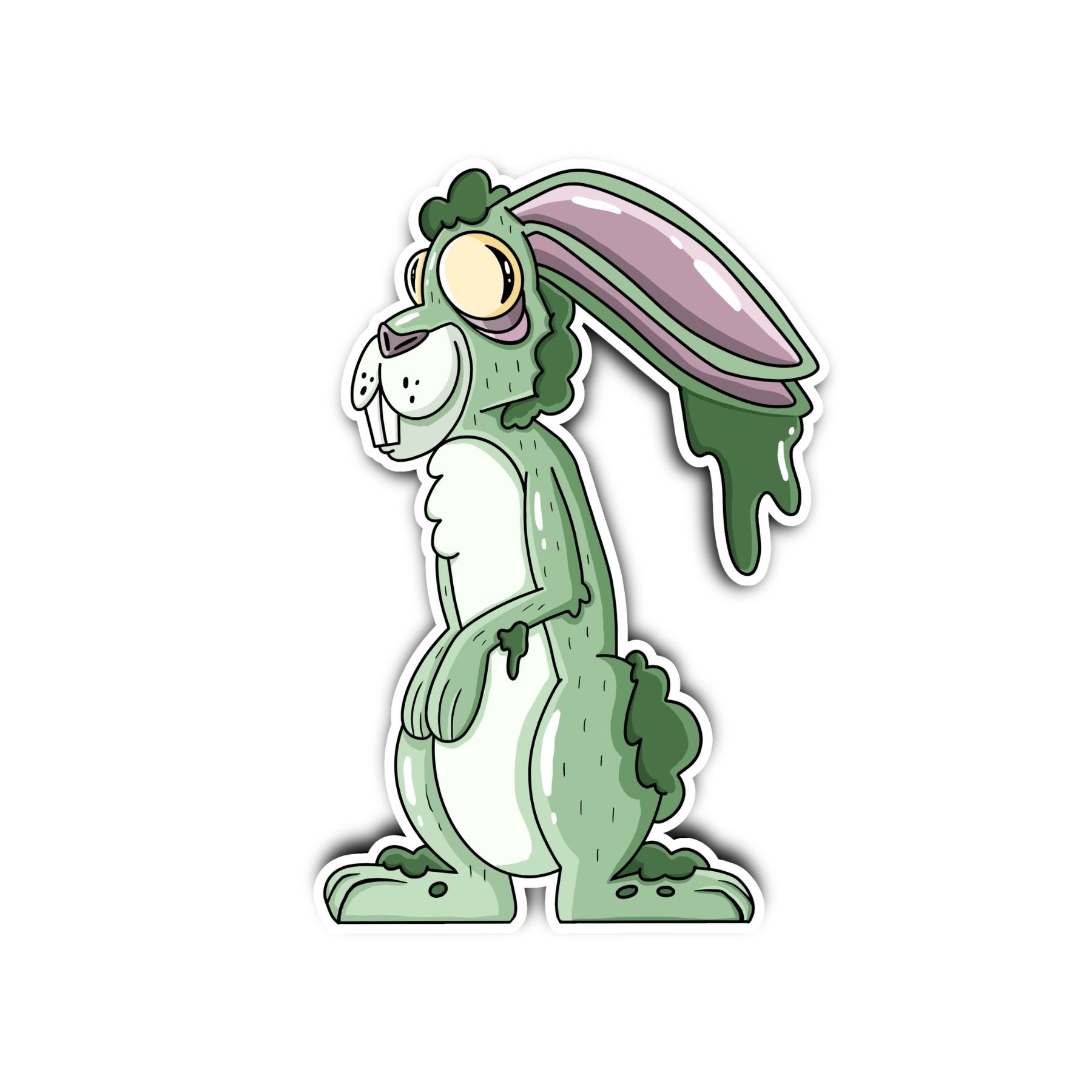 Bog Bunny WW Monster Sticker - Mike Bennett Studios