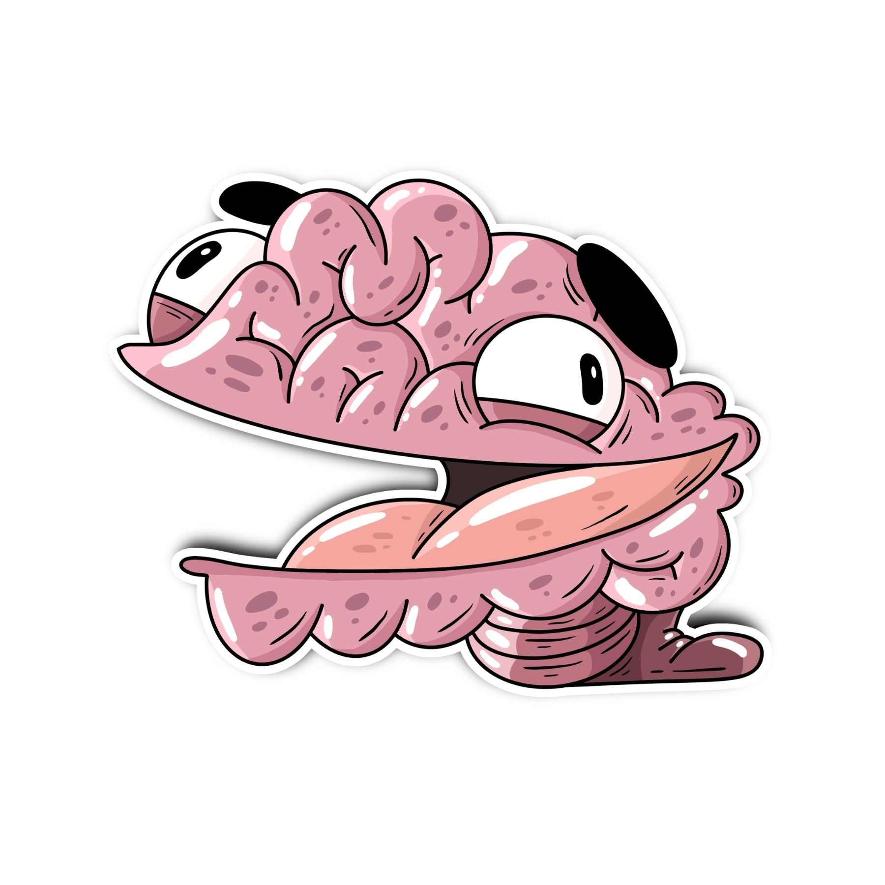 Brain Sticker - Mike Bennett Studios