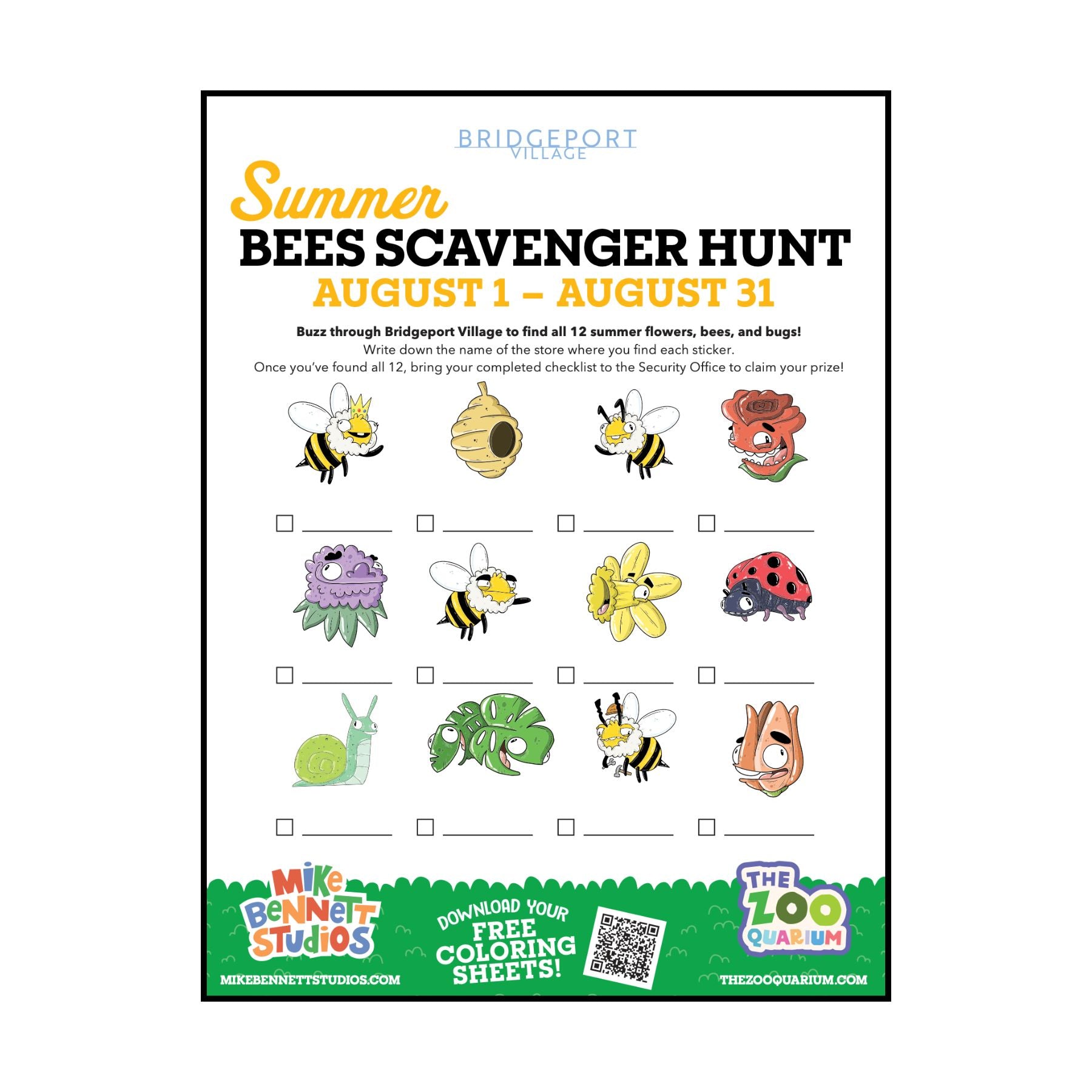 FREE Scavenger Hunt Sheet — Bridgeport, Tigard - primary