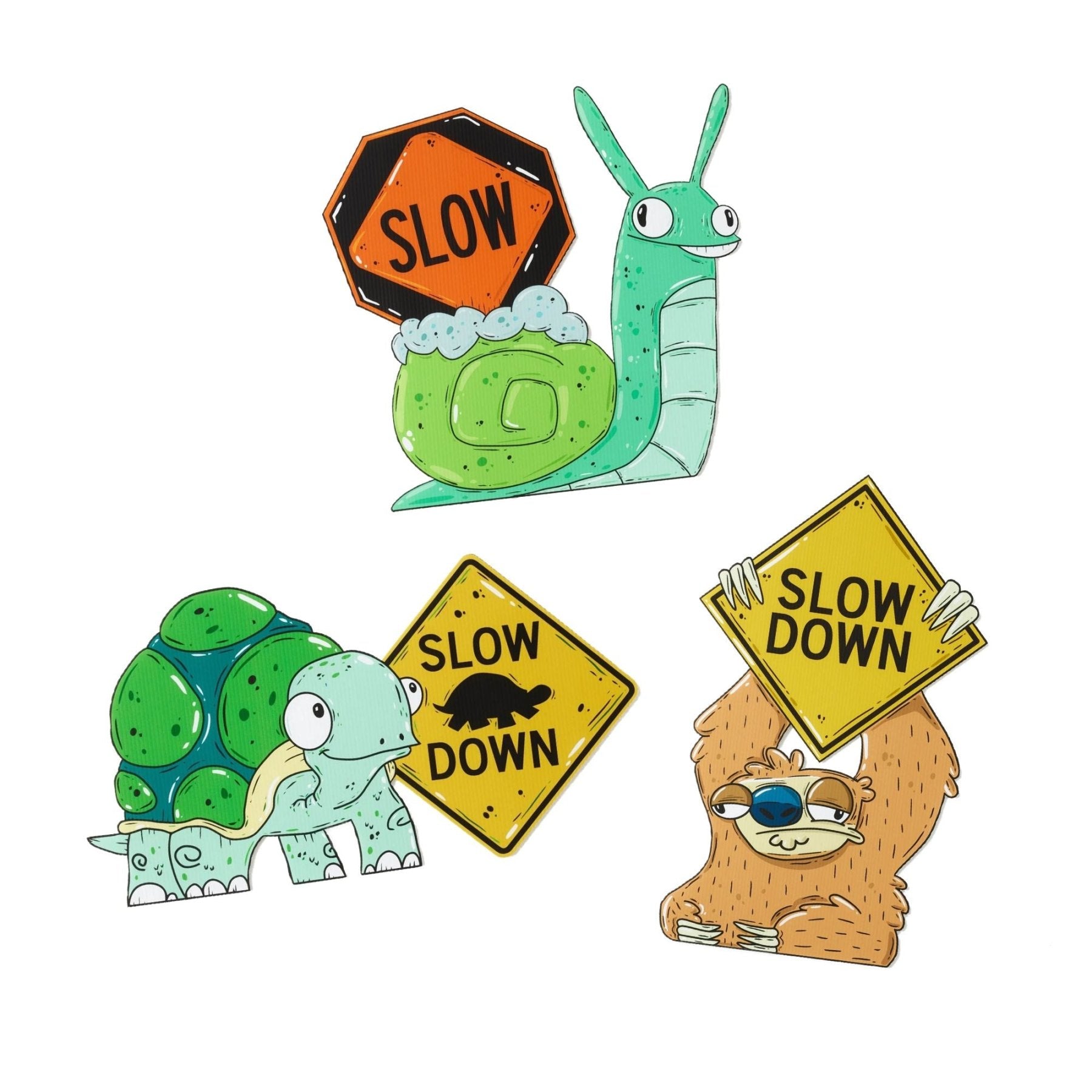 Buddy Up Safety Trio Yard Sign Set - primary