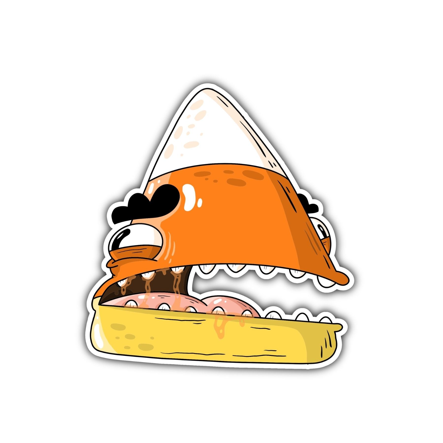 Candy Corn Sticker - Mike Bennett Studios
