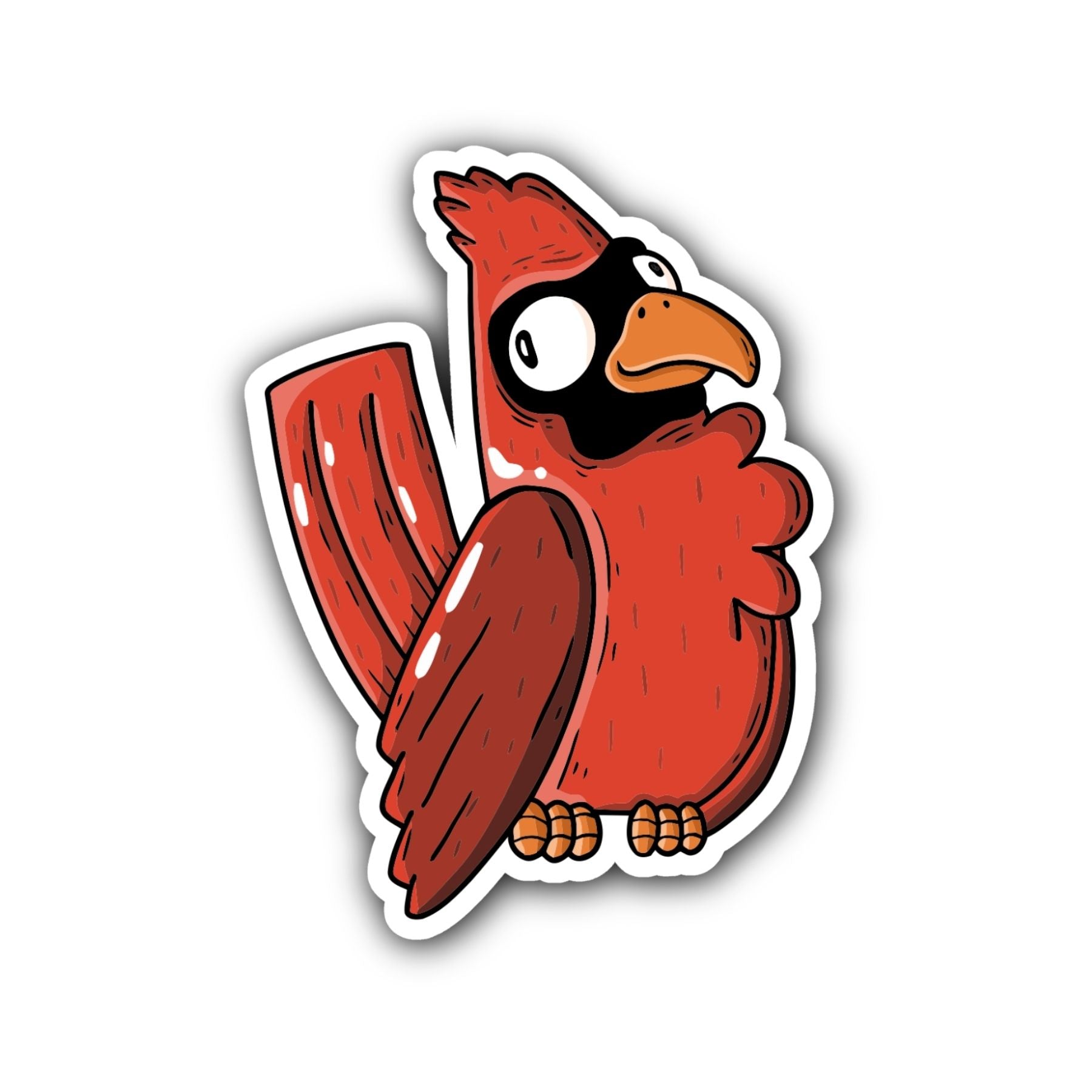 Cardinal Sticker - Mike Bennett Studios