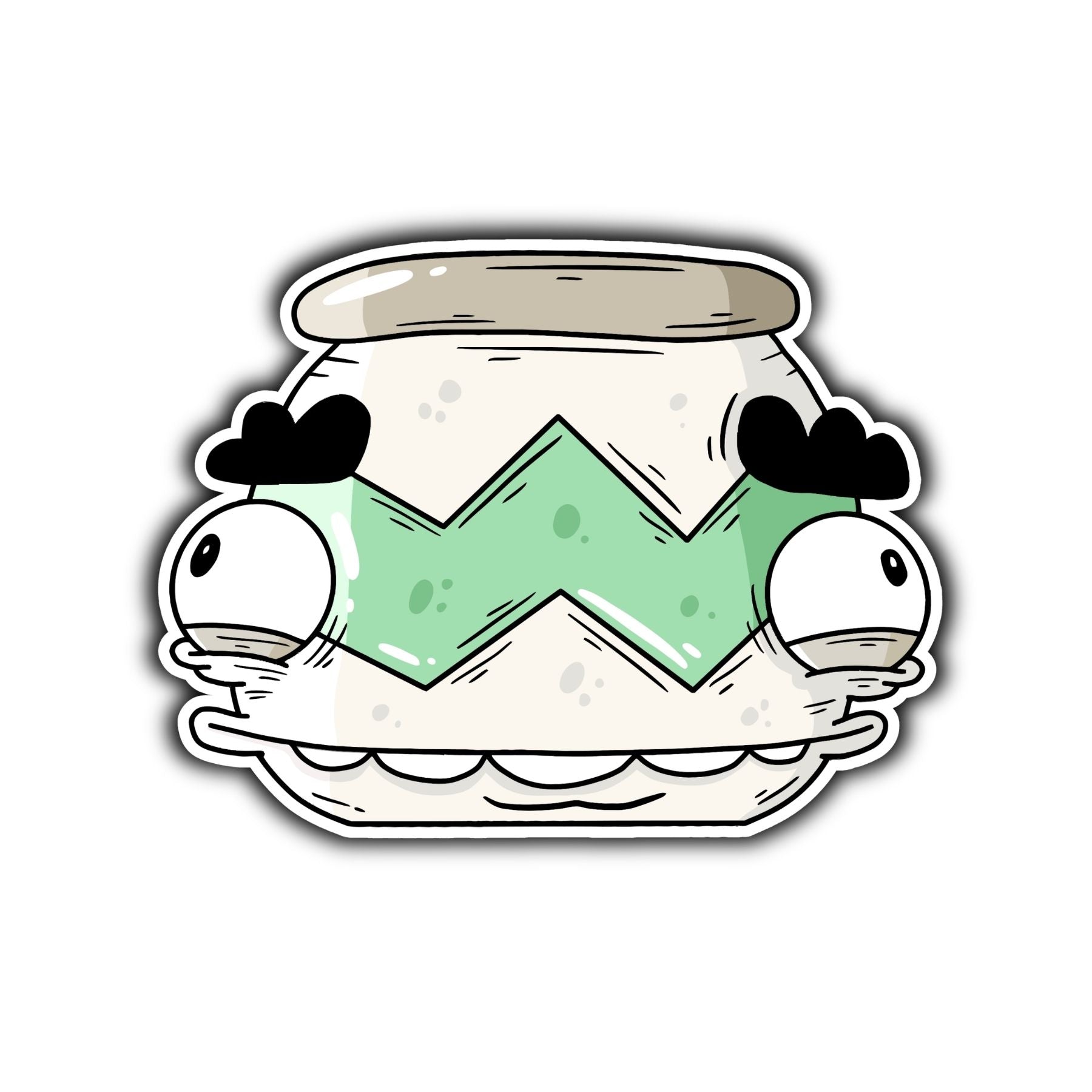 Ceramic Pot Sticker - Mike Bennett Studios