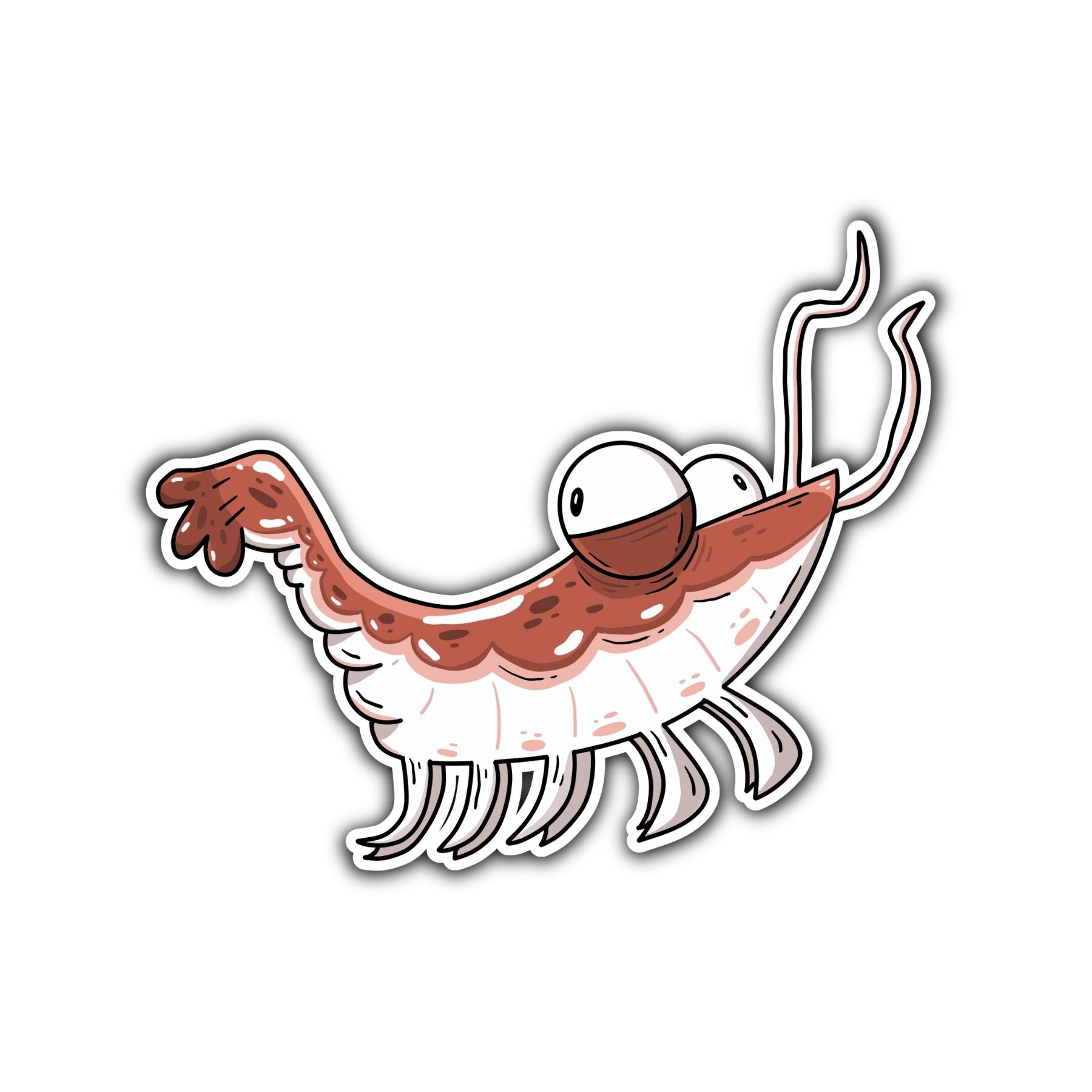 Cleaner Shrimp Sticker - Mike Bennett Studios