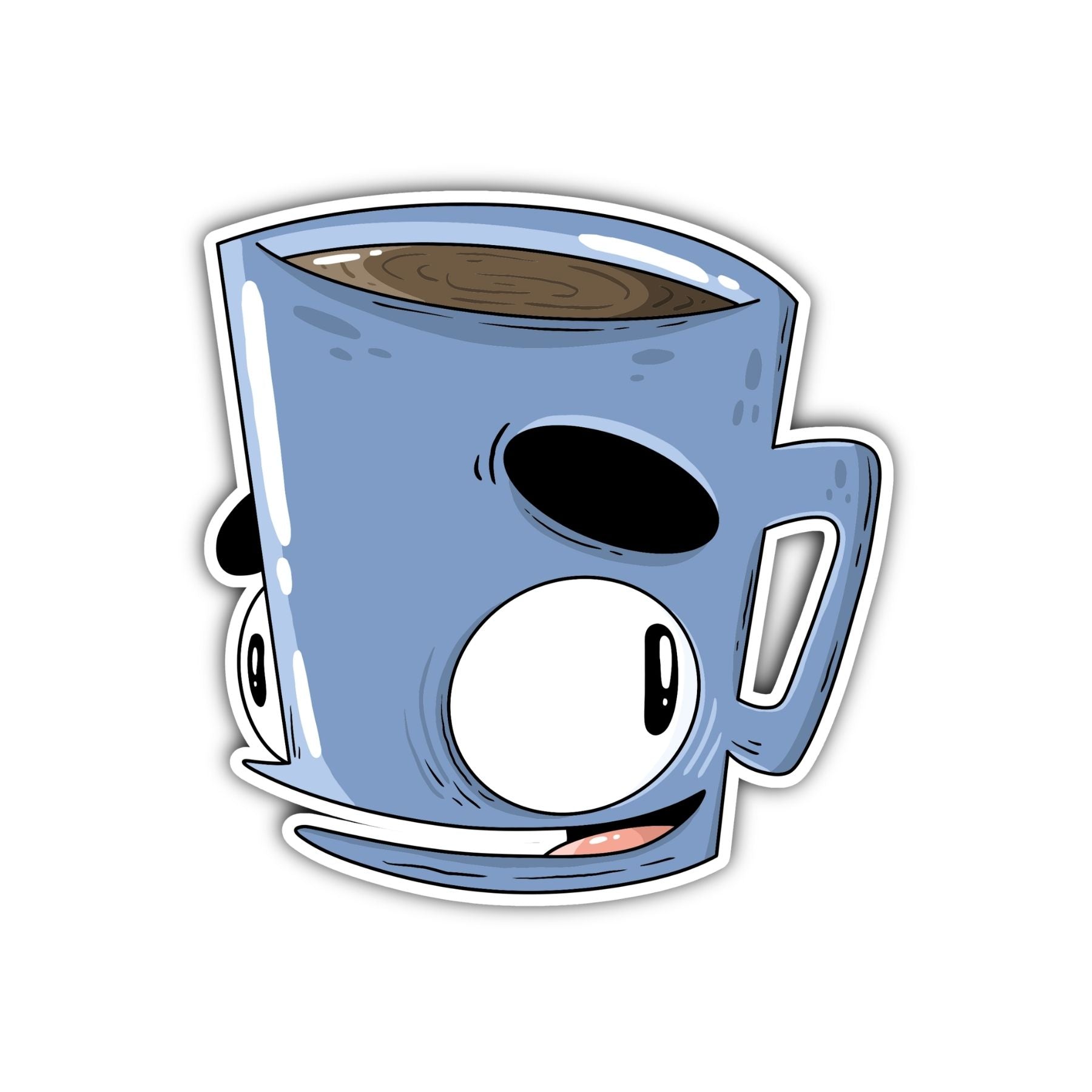 Coffee Mug Sticker - Mike Bennett Studios