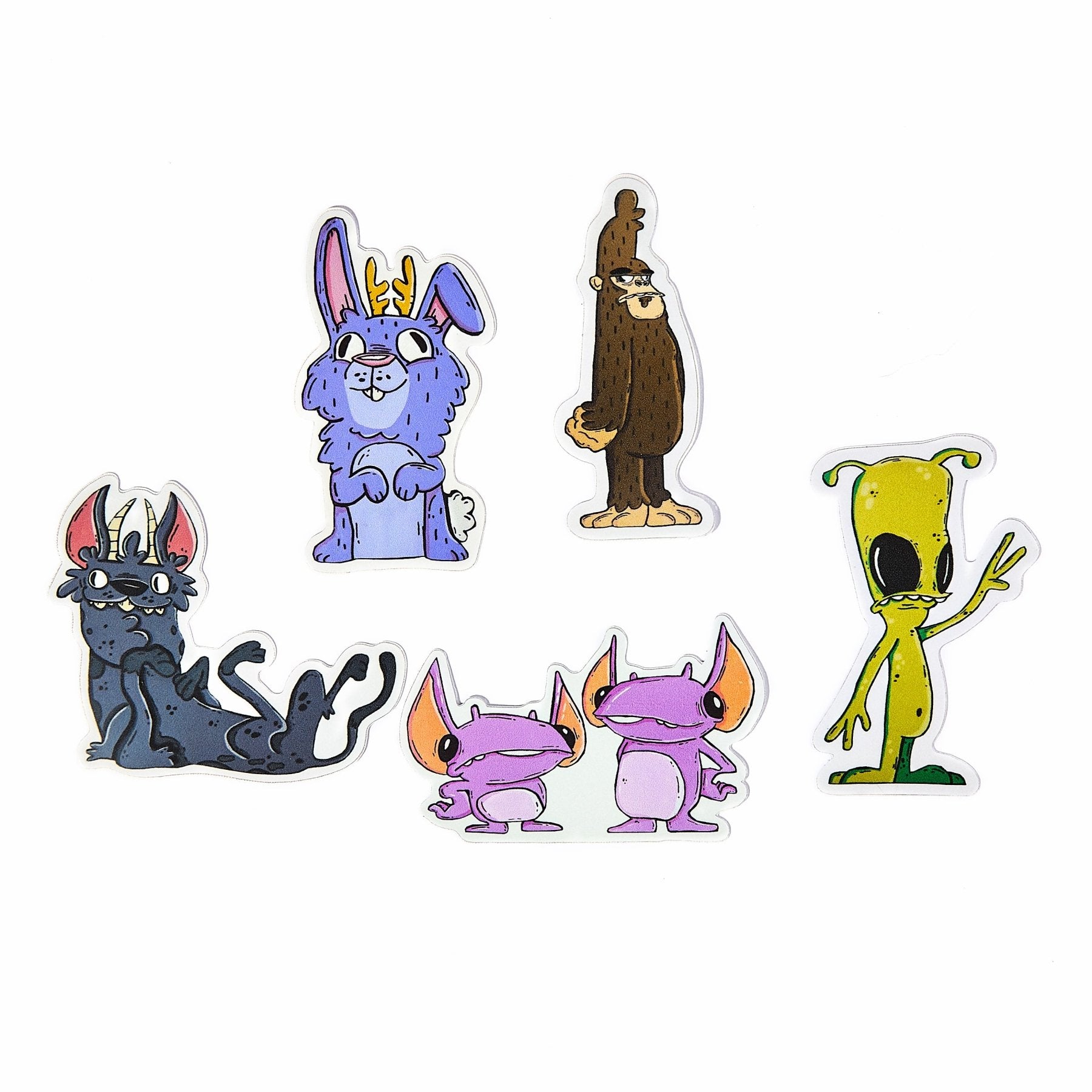 Cryptids Mystery Sticker Pack - alternate
