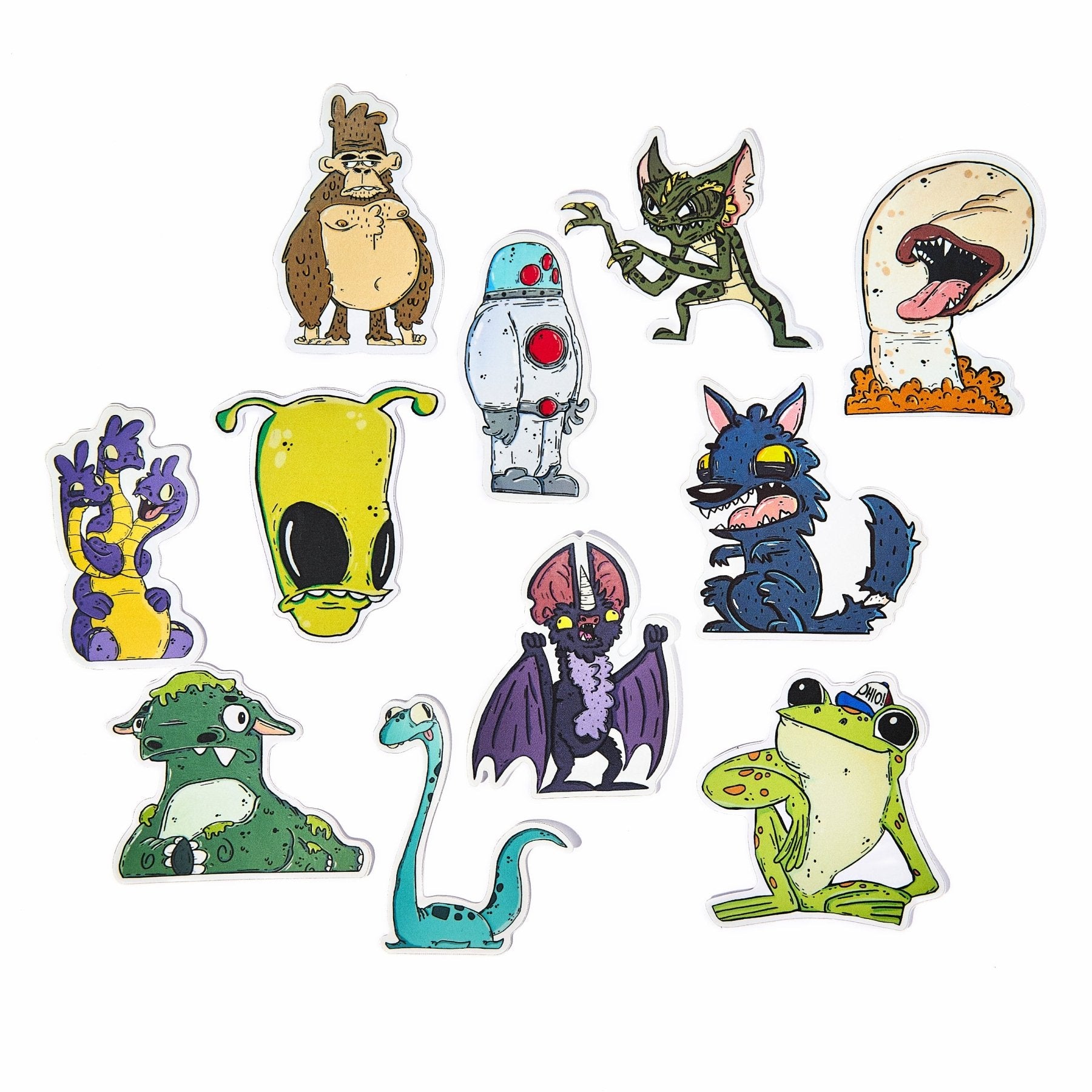 Cryptids Mystery Sticker Pack - Mike Bennett Studios