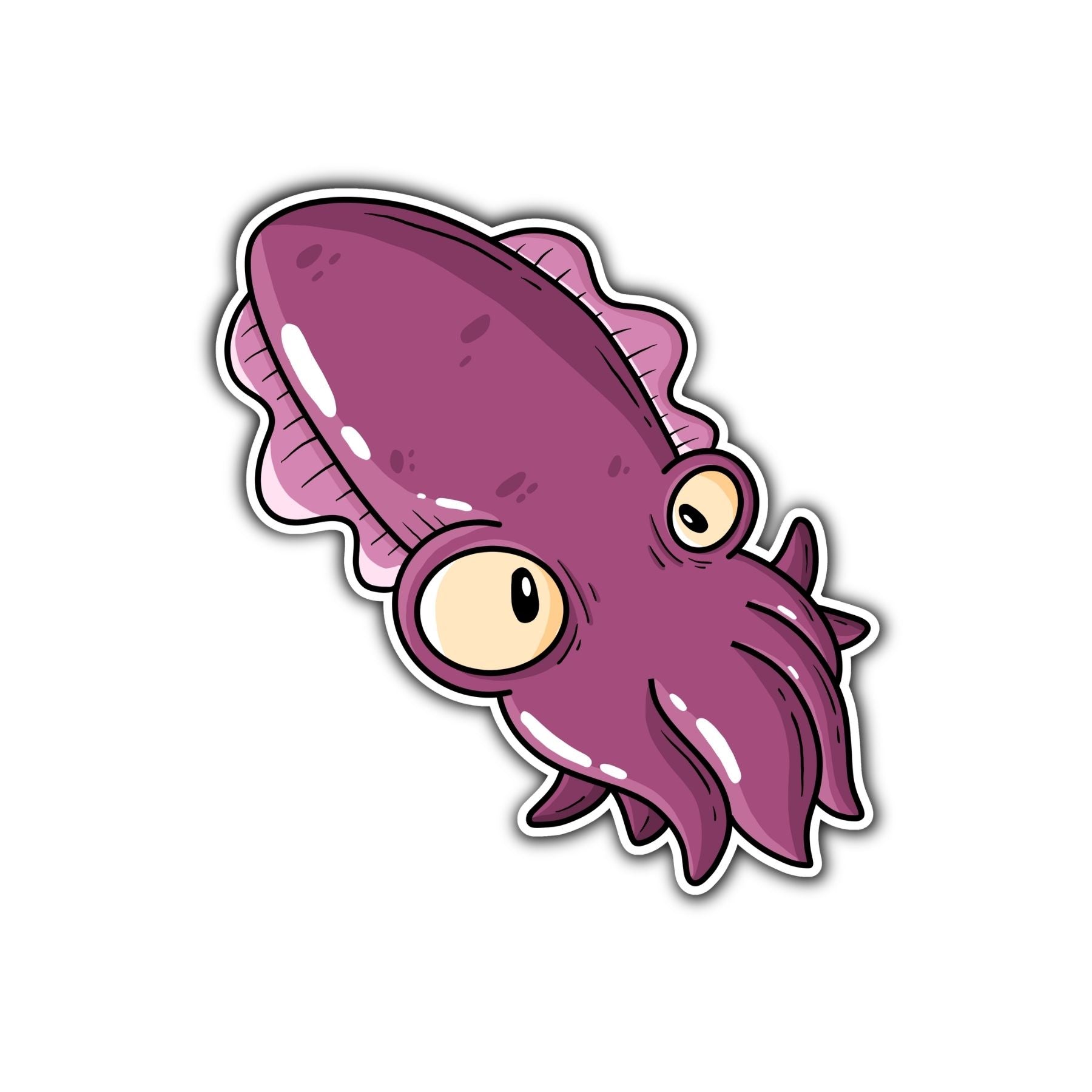 Cuttlefish Sticker - Mike Bennett Studios